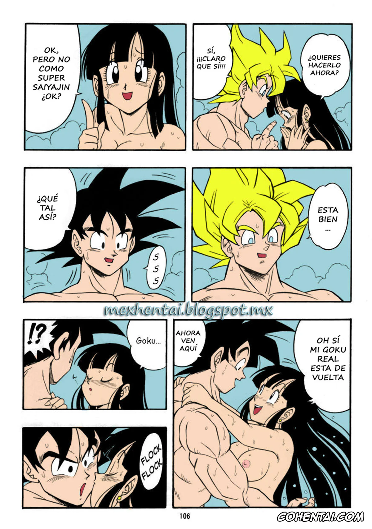 Dragon Ball Z porno, Chi Chi porno, Son Goku porno, Dragon Ball H Bessatsu Soushuuhen (Dragon Ball Z), pagina 8
