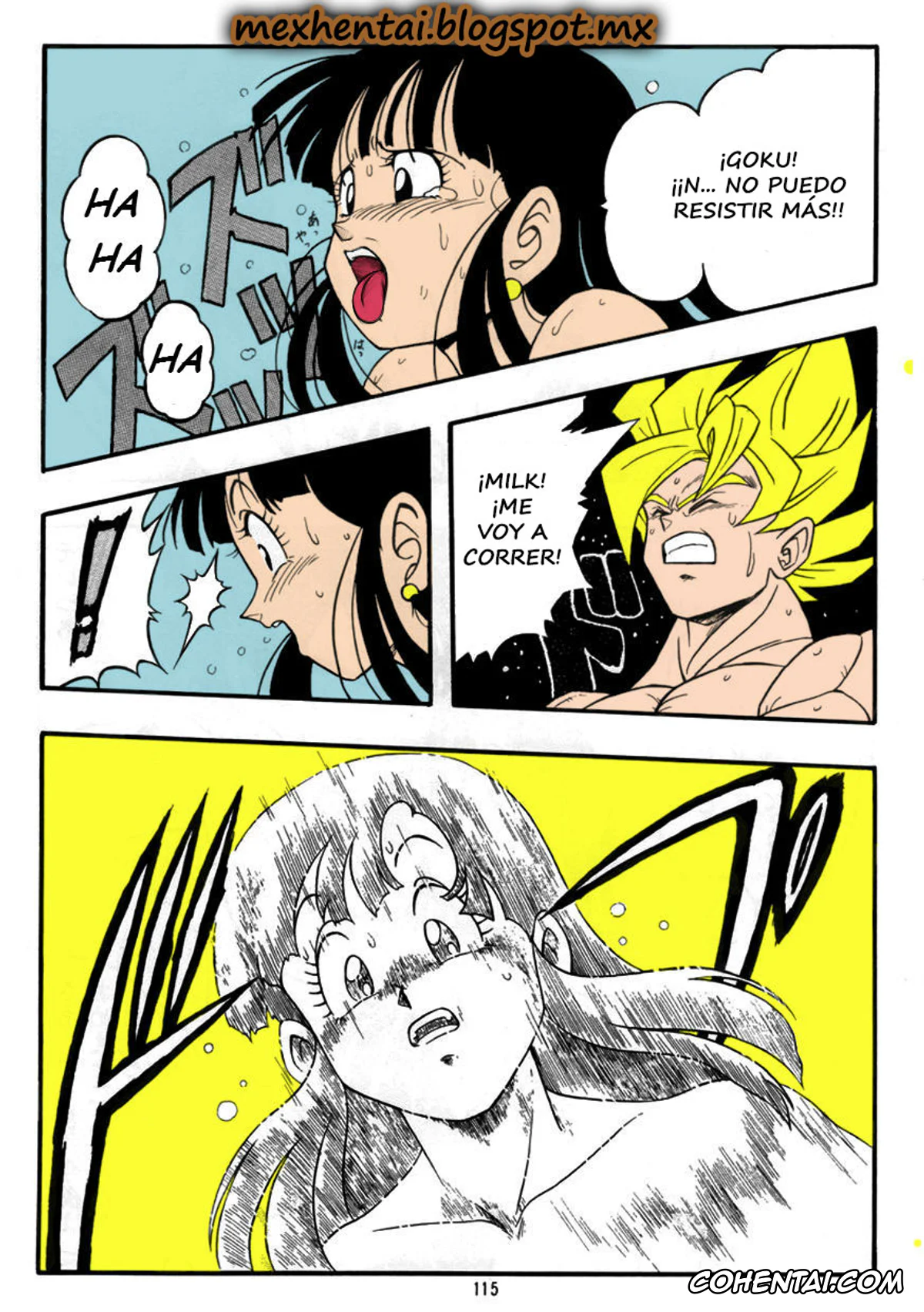Dragon Ball Z xxx, Chi Chi xxx, Son Goku xxx, Dragon Ball H Bessatsu Soushuuhen (Dragon Ball Z), pagina 16