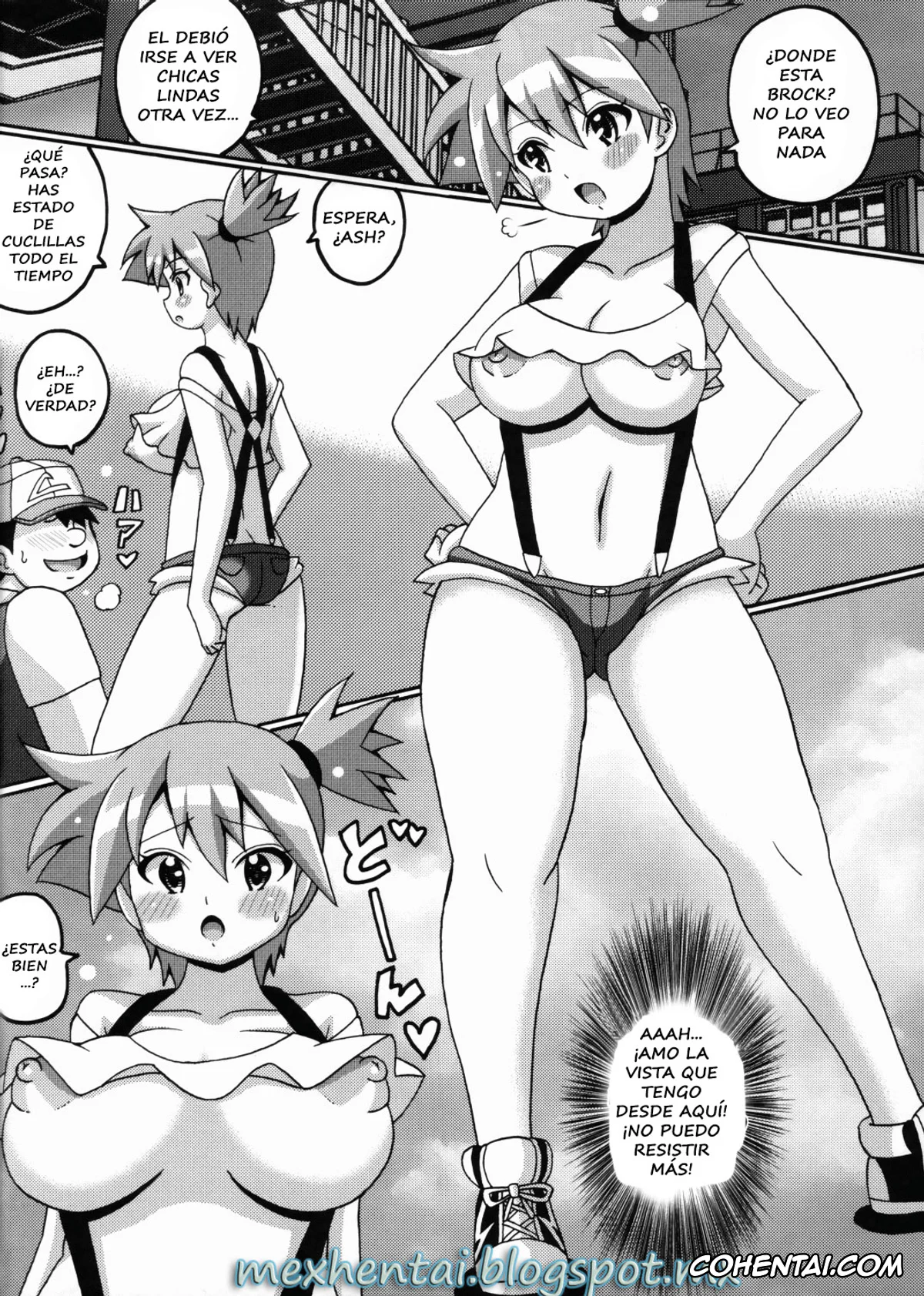 Pokemon | Pocket Monsters xxx, Ash ketchum xxx, Misty xxx, Rosa xxx, Kasumi to Mei no Hon (Pokémon), pagina 4