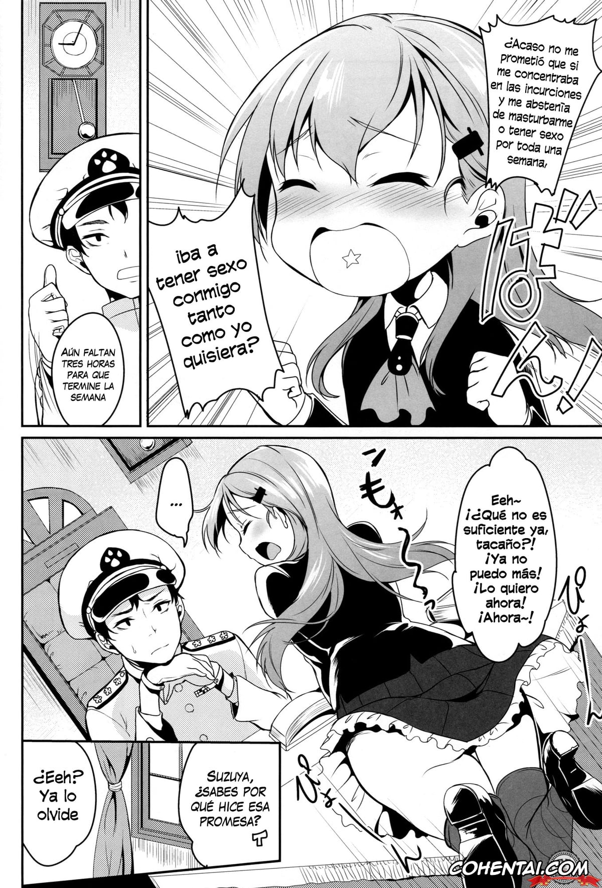 Kantai Collection -KanColle- porno, Suzuya porno, Teitoku porno, Suzuya wa Sore o Gaman Dekinai (Kantai Collection -KanColle-), pagina 5