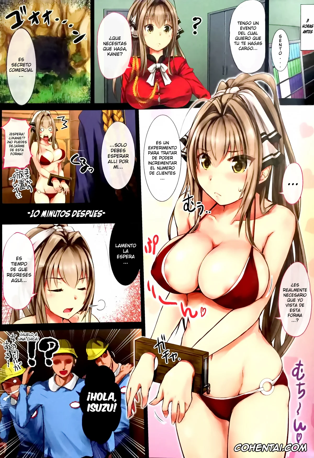 Amagi Brilliant Park porno, Isuzu Sento porno, Aegi Burun to Pakkun – AegiBrun+Packn (Amagi Brilliant Park), pagina 2