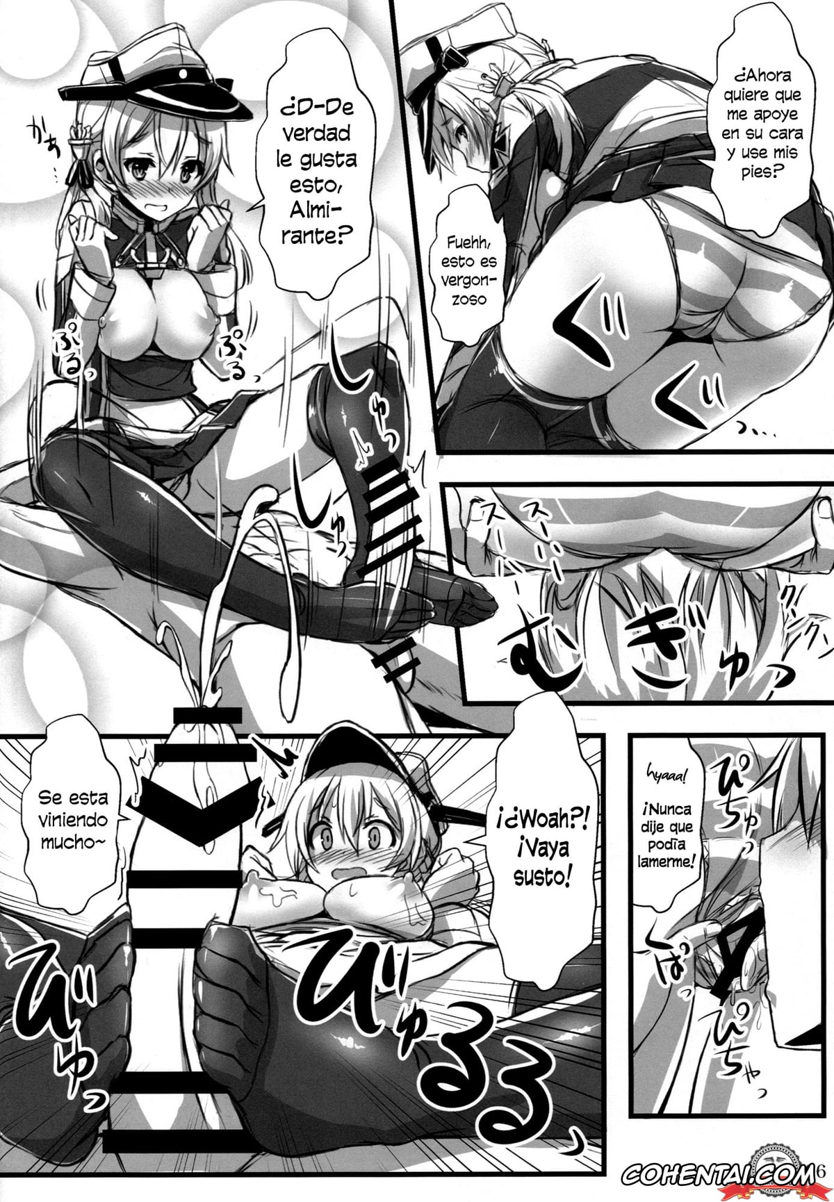 Kantai Collection -KanColle- porno, Atago porno, Kaga porno, Kongou porno, Prinz Eugen porno, Shimakaze porno, KanMusu x KneeSo (Kantai Collection -KanColle-), pagina 5