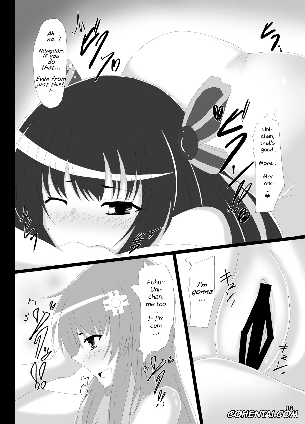 Hyperdimension Neptunia | Choujigen Game Neptune porno, Nepgear porno, Uni porno, UniGear (Hyperdimension Neptunia), pagina 8
