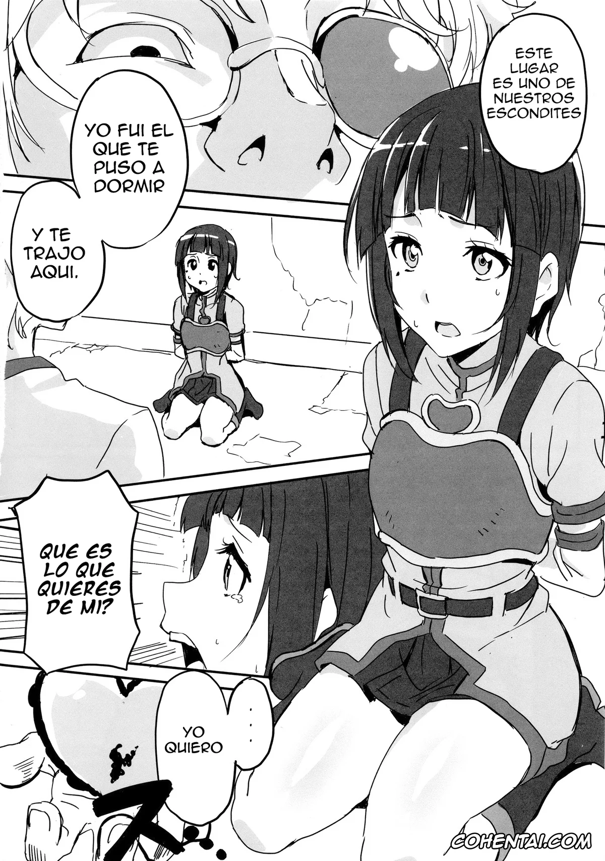 Sword Art Online xxx, Kazuto Kirigaya | Kirito xxx, Sachi xxx, Kuppuku no Sachi (Sword Art Online), pagina 4