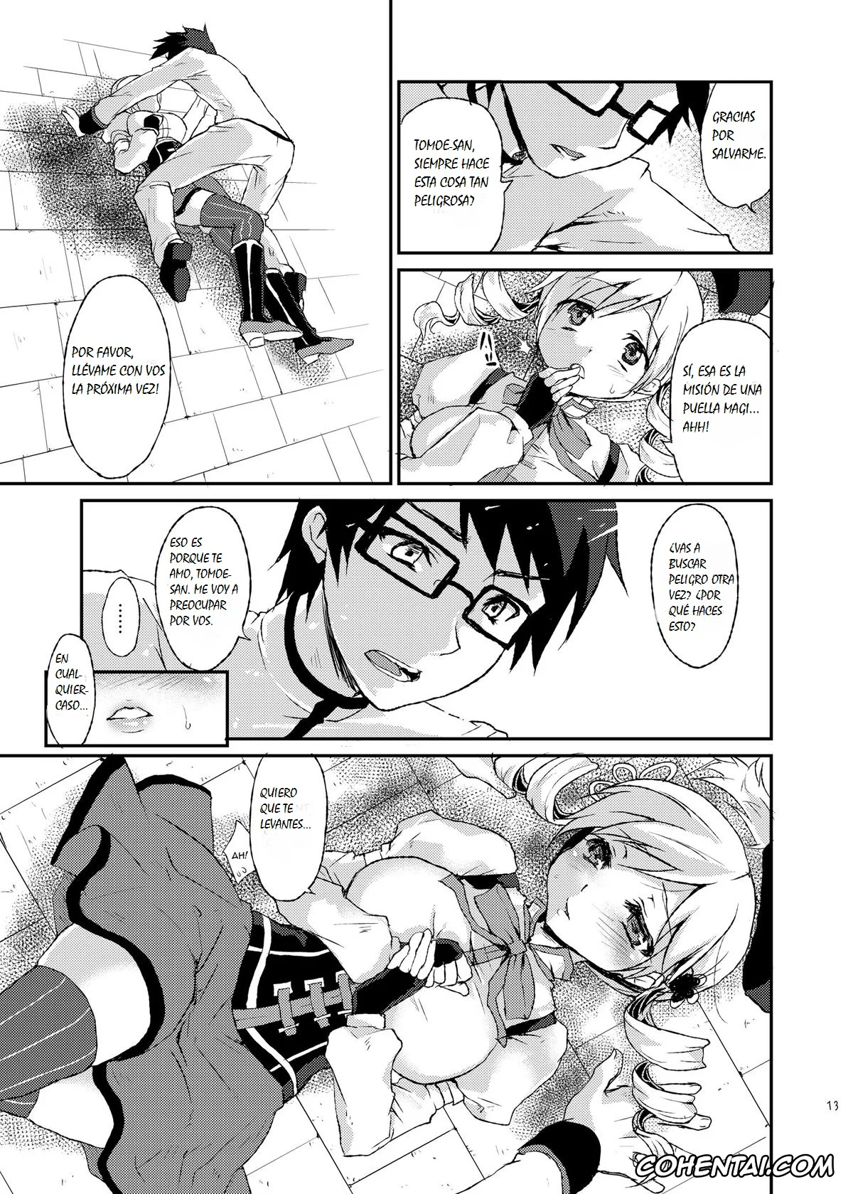 Puella Magi Madoka Magica hentai, Mami Tomoe hentai, Tomohisa Kaname hentai, Affection (Puella Magi Madoka Magica), pagina 12