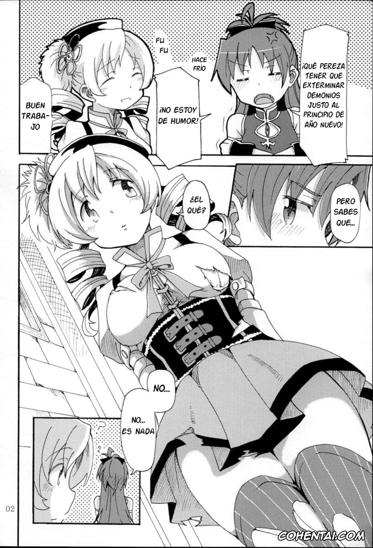 Puella Magi Madoka Magica hentai, Kyouko Sakura hentai, Mami Tomoe hentai, MamiAn! Seikatsu! (Puella Magi Madoka Magica), pagina 3