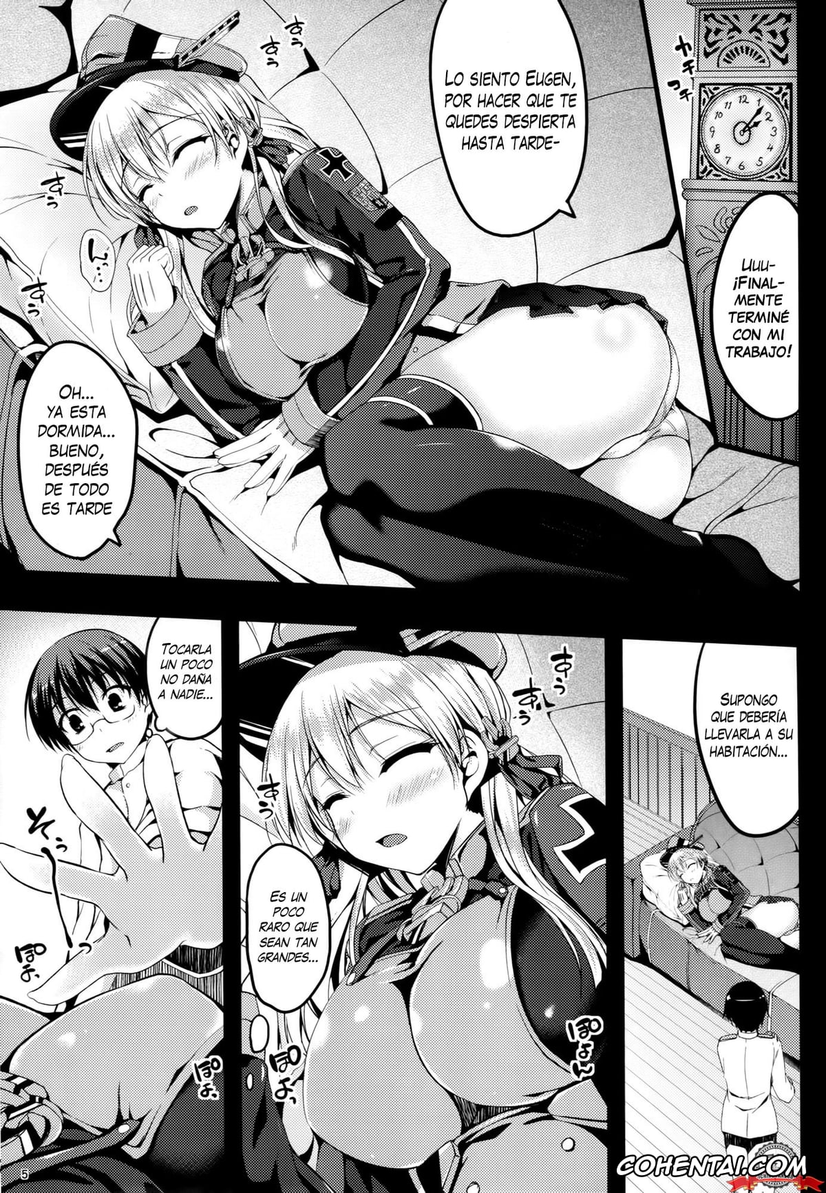 Kantai Collection -KanColle- xxx, Prinz Eugen xxx, Prinz Eugen Tsuigekisen ni Utsurimasu (Kantai Collection -KanColle-), pagina 4