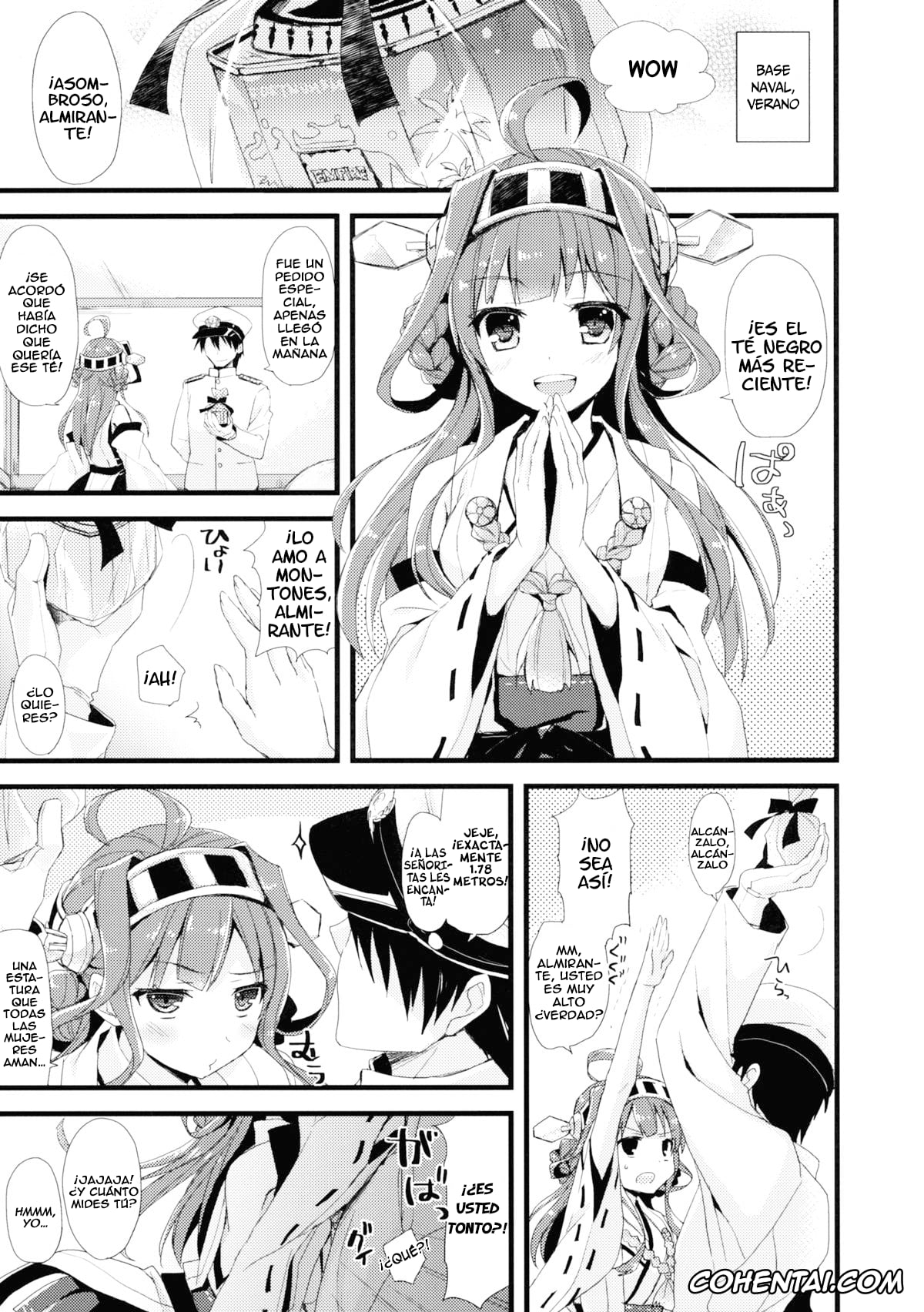 Kantai Collection -KanColle- porno, Kongou porno, Teitoku porno, ・-・・ — ・・・- ・ Namima ni Kiyuru LoveSong (Kantai Collection -KanColle-), pagina 5