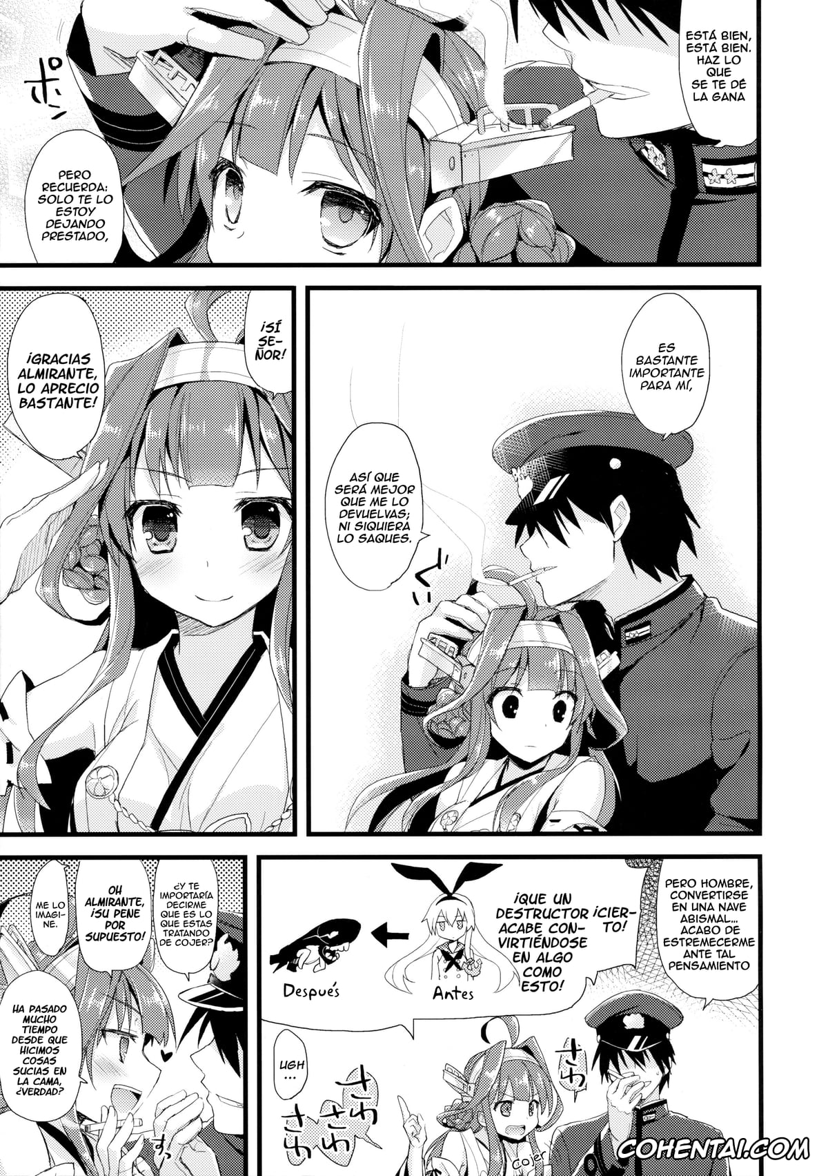 Kantai Collection -KanColle- xxx, Kongou xxx, Teitoku xxx, Koyoi no Yume wa Nami, Nami (Kantai Collection -KanColle-), pagina 10