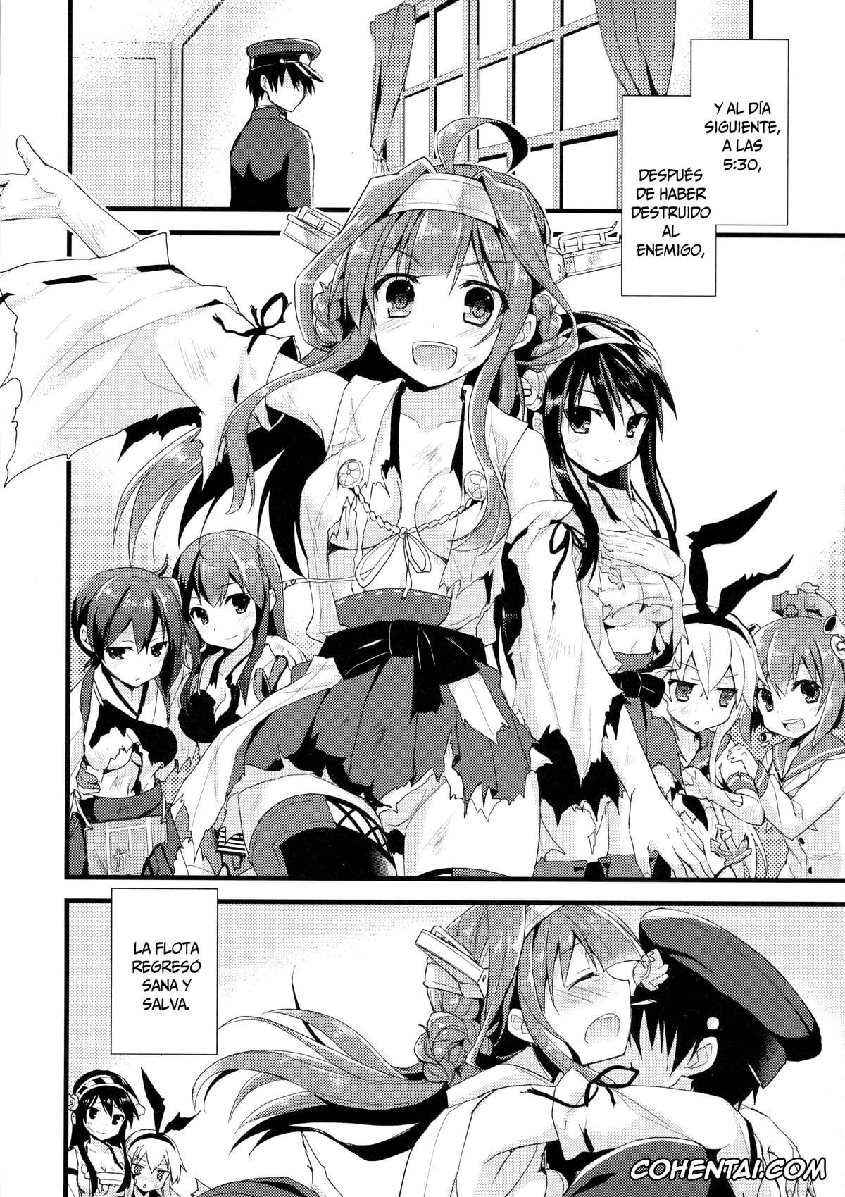 Kantai Collection -KanColle- porno, Kongou porno, Teitoku porno, Koyoi no Yume wa Nami, Nami (Kantai Collection -KanColle-), pagina 17
