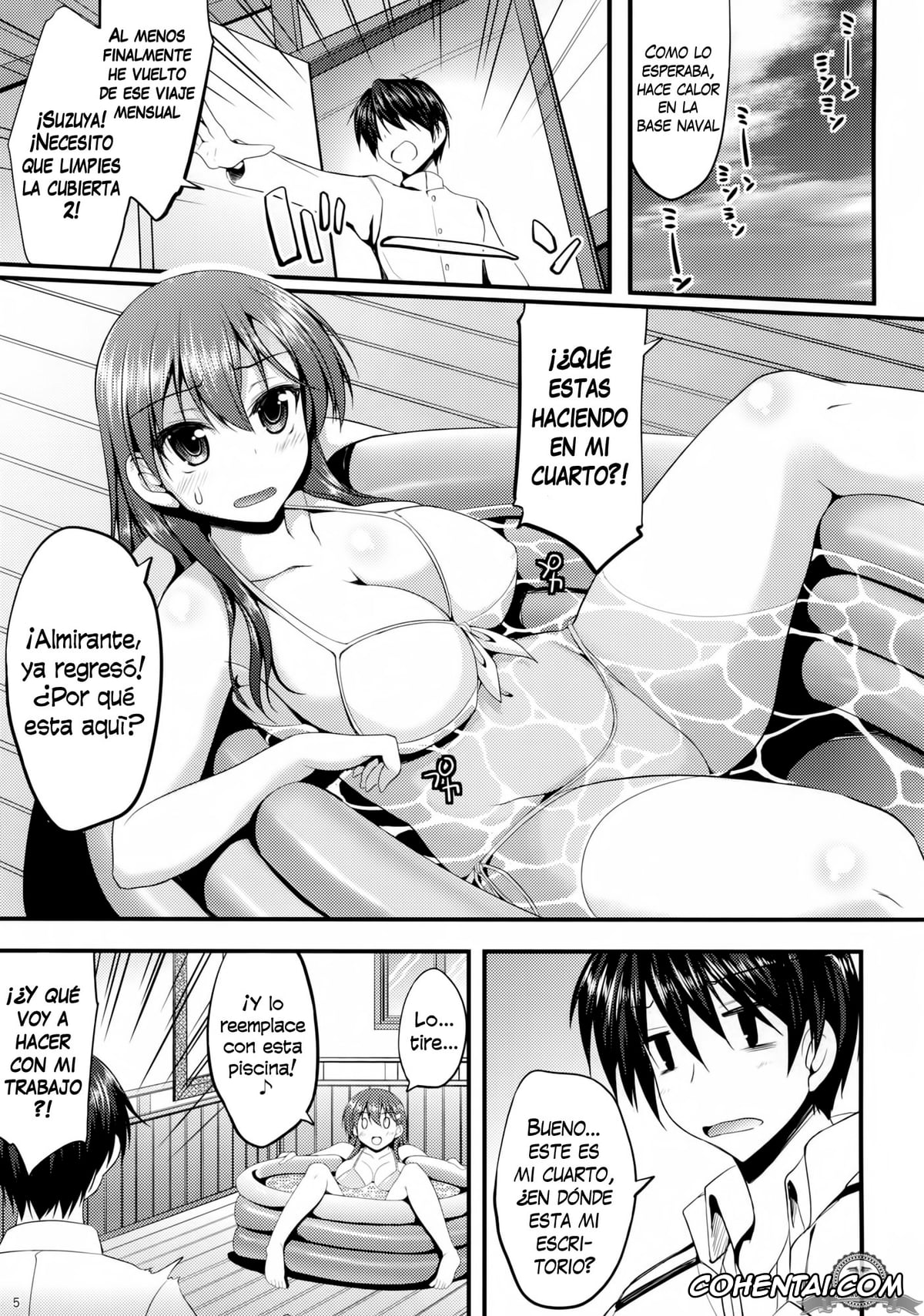 Kantai Collection -KanColle- xxx, Suzuya xxx, Teitoku xxx, Skinship mo Taisetsu Jan (Kantai Collection -KanColle-), pagina 4