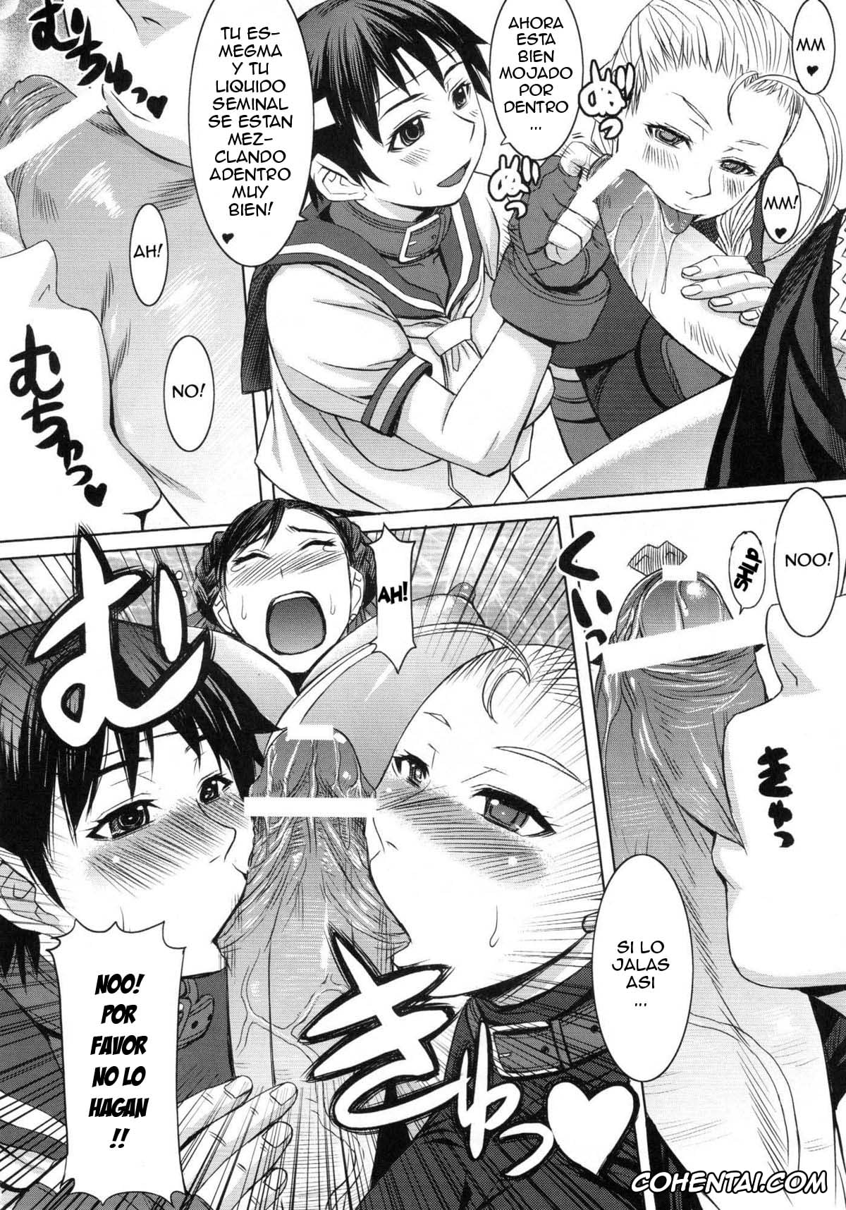 Street Fighter hentai, Balrog hentai, Cammy White hentai, Chun-Li hentai, Sakura Kasugano hentai, Shinkyaku Bigi Maki no San (Street Fighter), pagina 9