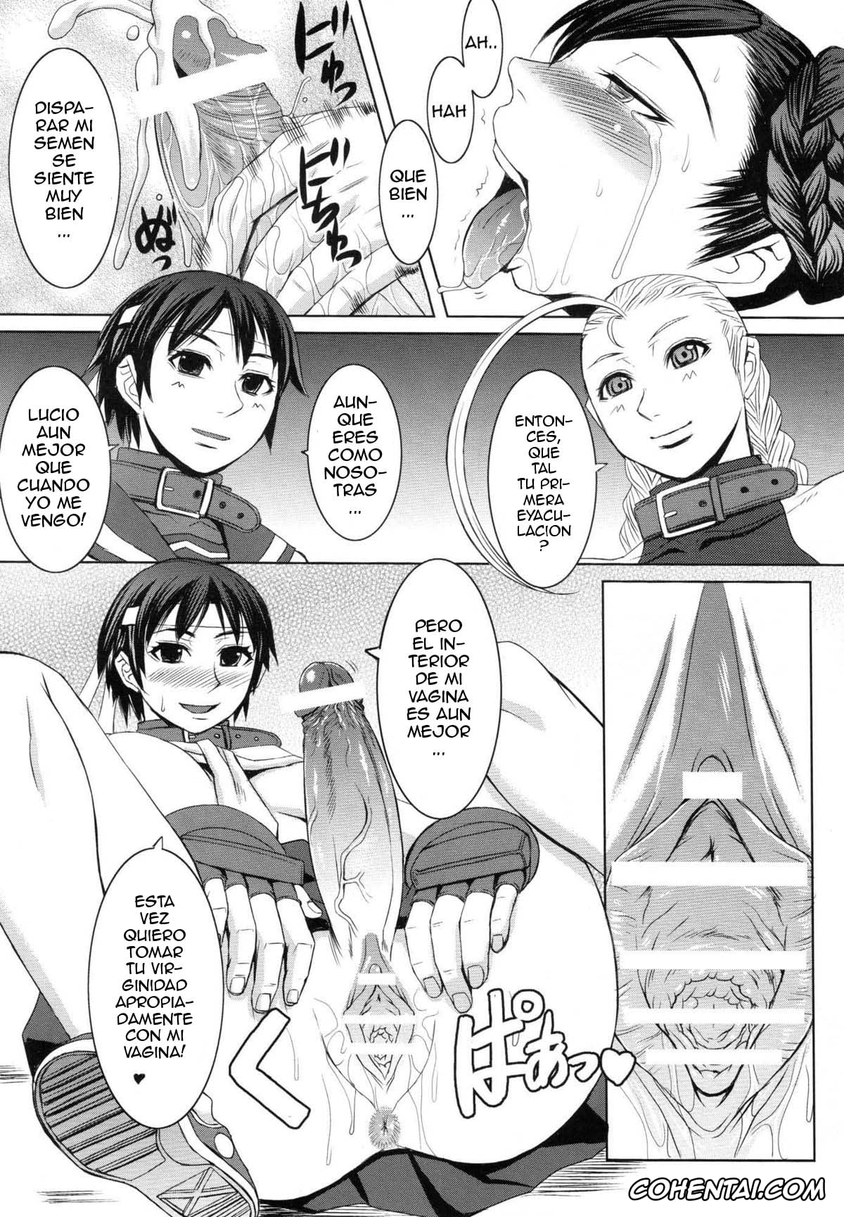 Street Fighter xxx, Balrog xxx, Cammy White xxx, Chun-Li xxx, Sakura Kasugano xxx, Shinkyaku Bigi Maki no San (Street Fighter), pagina 16