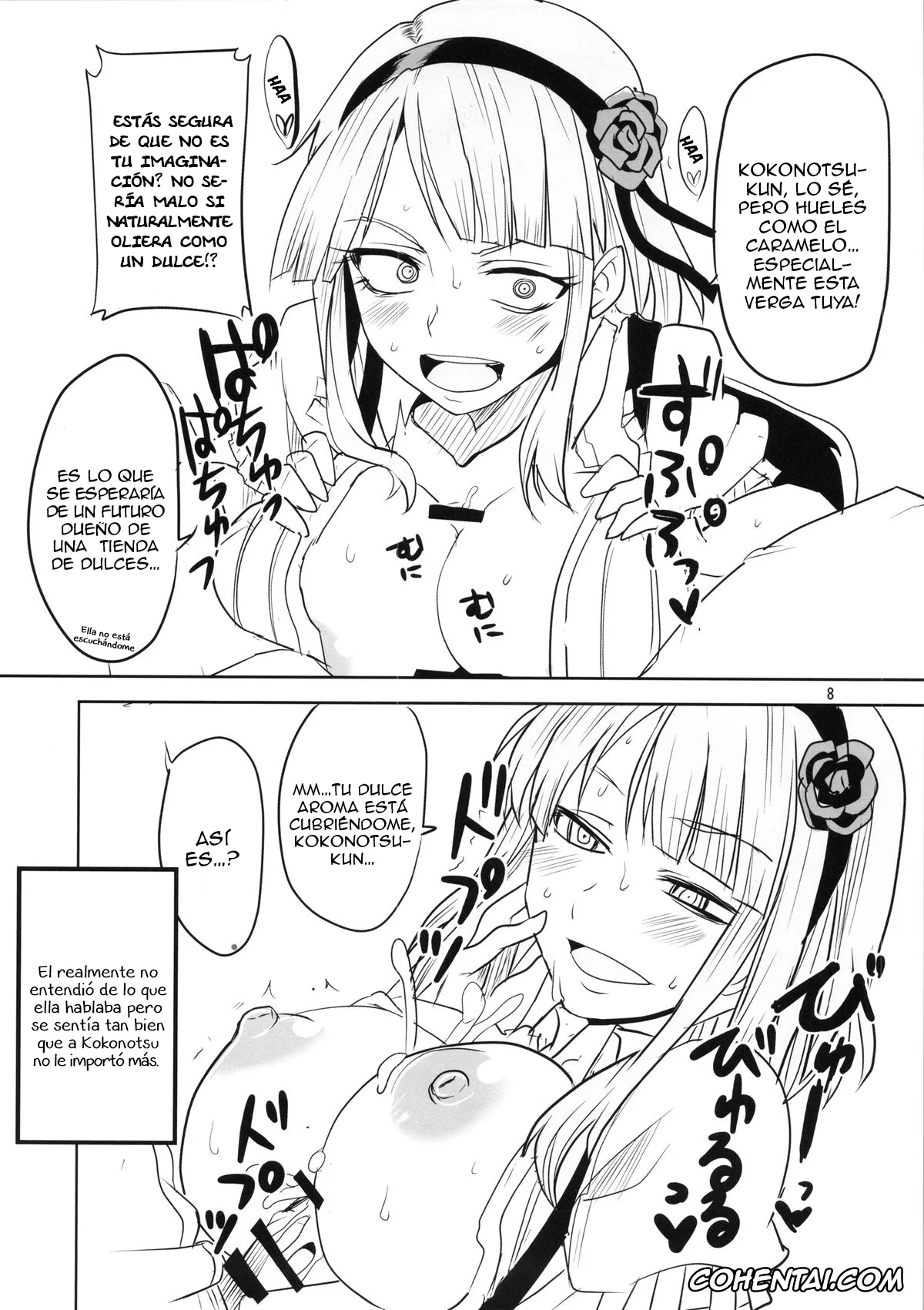 Dagashi Kashi hentai, Hotaru Shidare hentai, Kokonotsu Shikada hentai, Dagashi Chichi (Dagashi Kashi), pagina 9