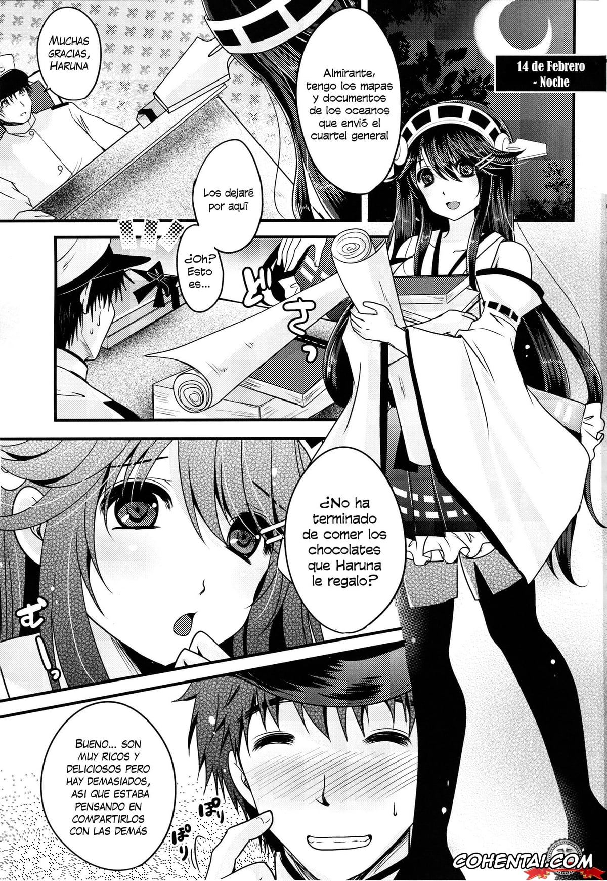 Kantai Collection -KanColle- xxx, Haruna xxx, Teitoku xxx, Shin Ai Chocolat (Kantai Collection -KanColle-), pagina 4