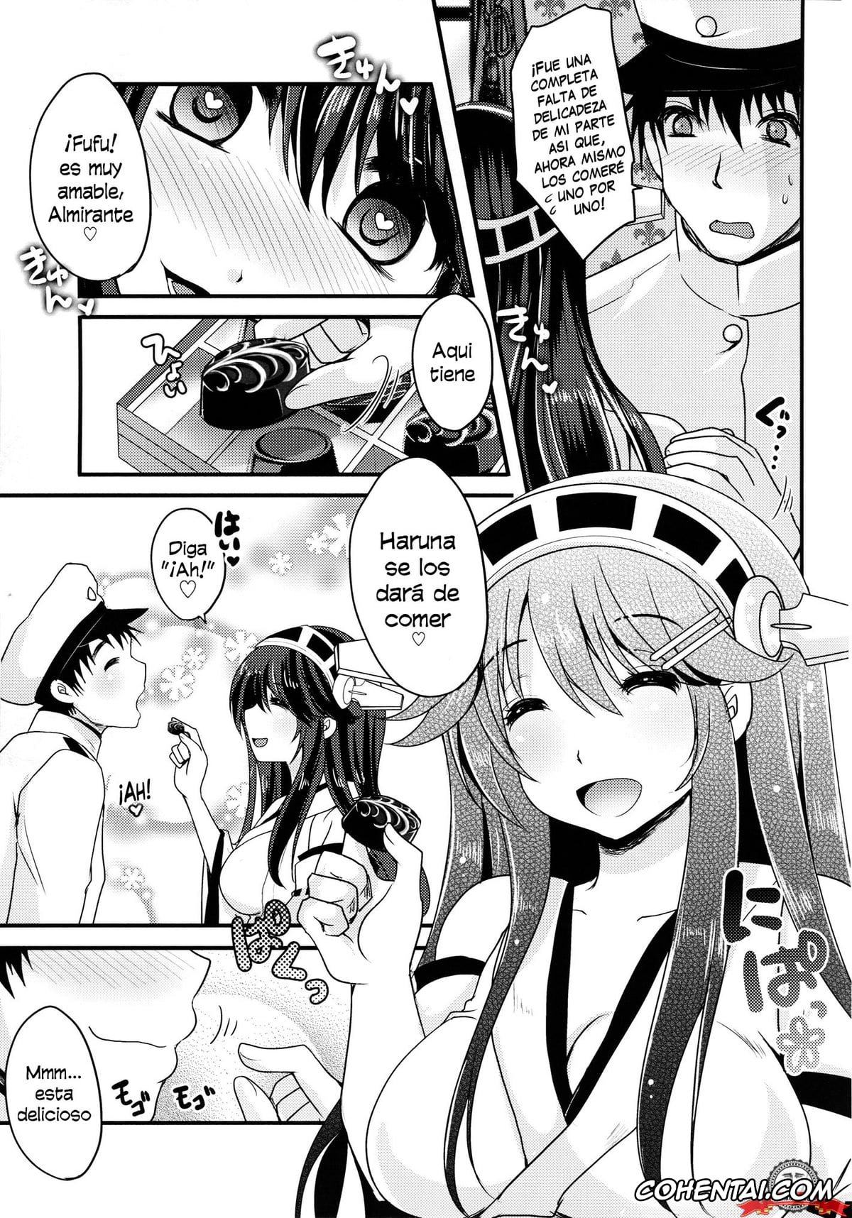 Kantai Collection -KanColle- hentai, Haruna hentai, Teitoku hentai, Shin Ai Chocolat (Kantai Collection -KanColle-), pagina 6