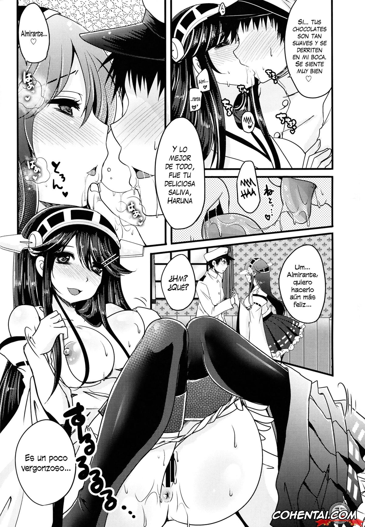 Kantai Collection -KanColle- hentai, Haruna hentai, Teitoku hentai, Shin Ai Chocolat (Kantai Collection -KanColle-), pagina 9