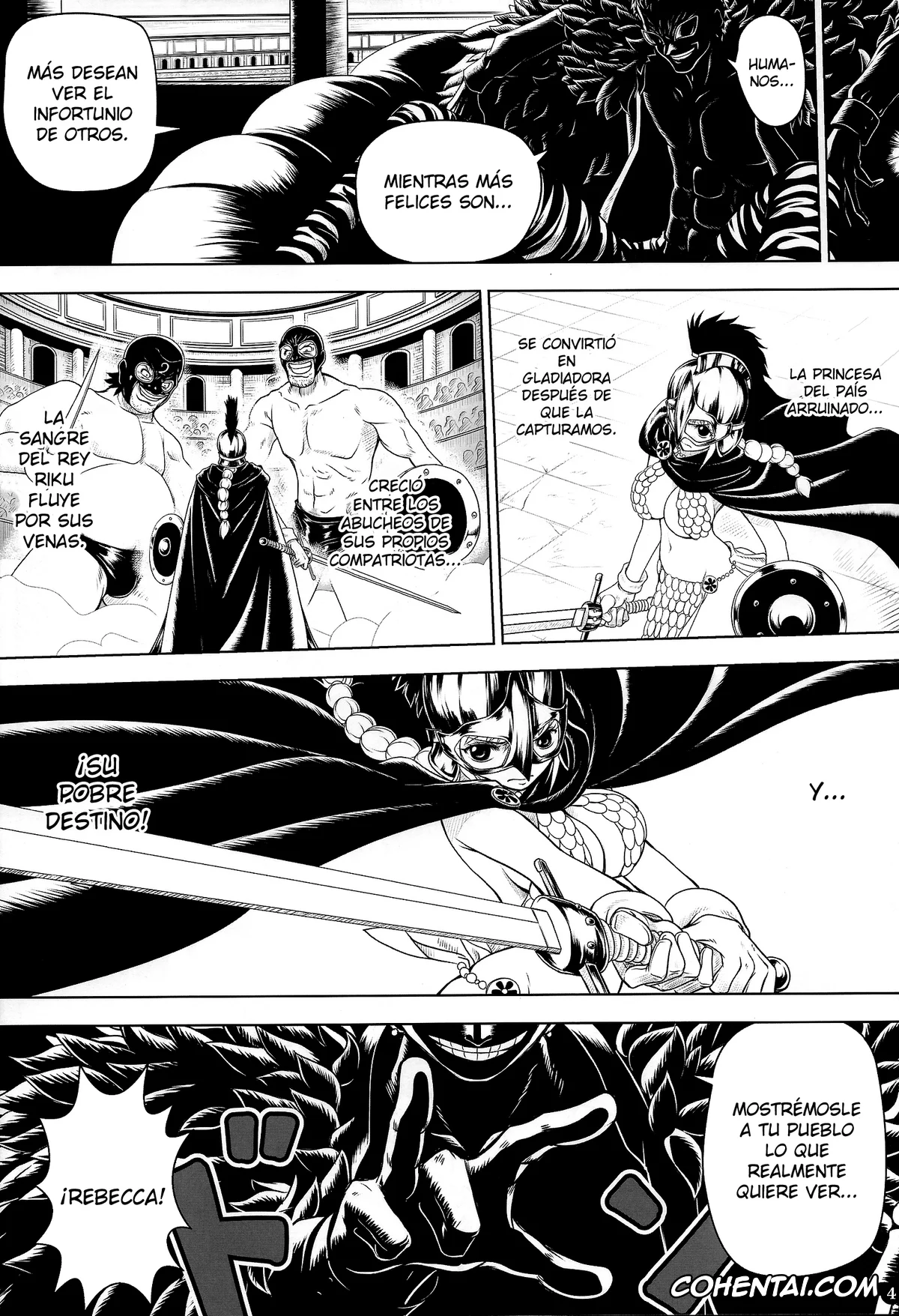 One Piece hentai, Rebecca hentai, VANQUISH (One Piece), pagina 3