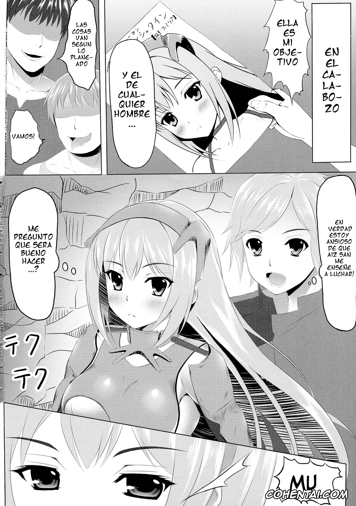 Dungeon ni Deai o Motomeru no wa Machigatteiru Darou ka xxx, Aiz Wallenstein xxx, Dungeon de Aiz Wallenstein o Osou no wa Machigatteiru Darou ka (Dungeon ni Deai o Motomeru no wa Machigatteiru Darou ka), pagina 4