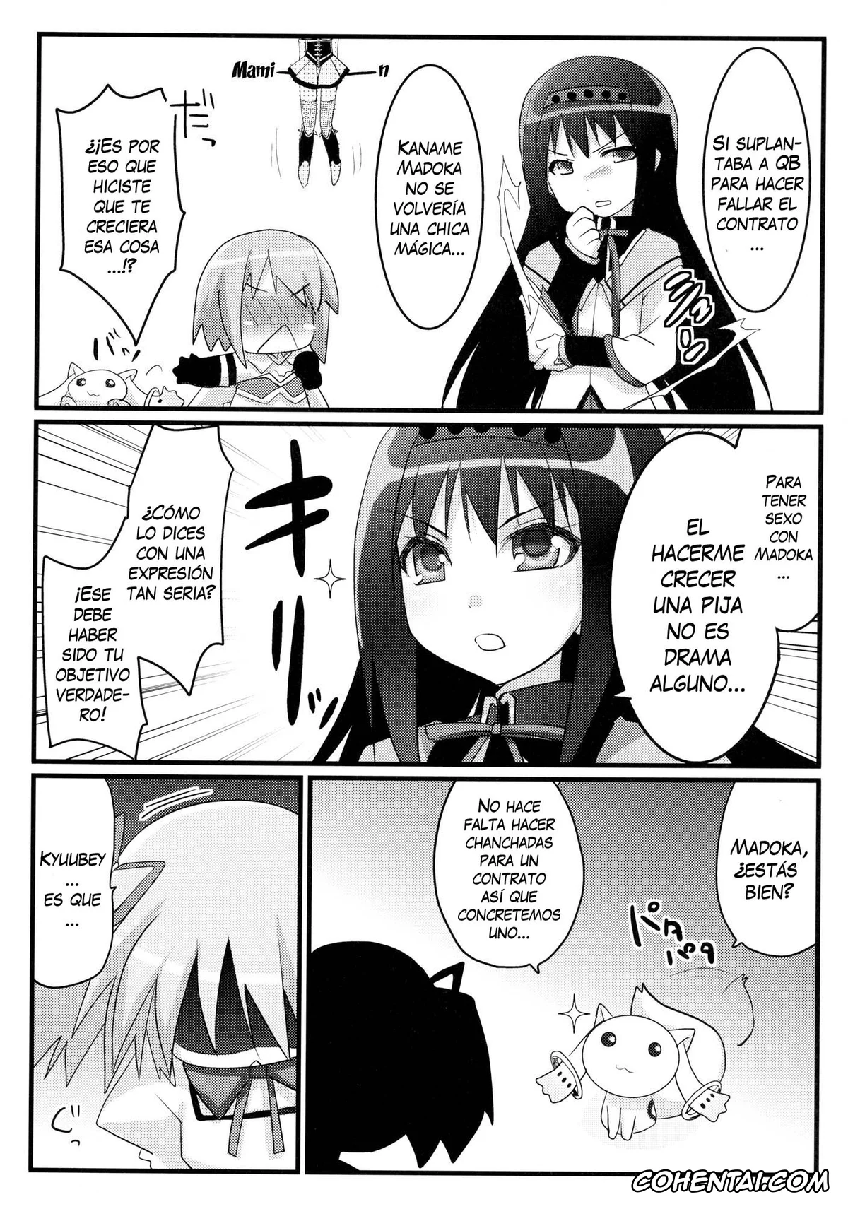 Puella Magi Madoka Magica hentai, Homura Akemi hentai, Madoka Kaname hentai, Watashi to Anata no Keiyakubou (Puella Magi Madoka Magica), pagina 9