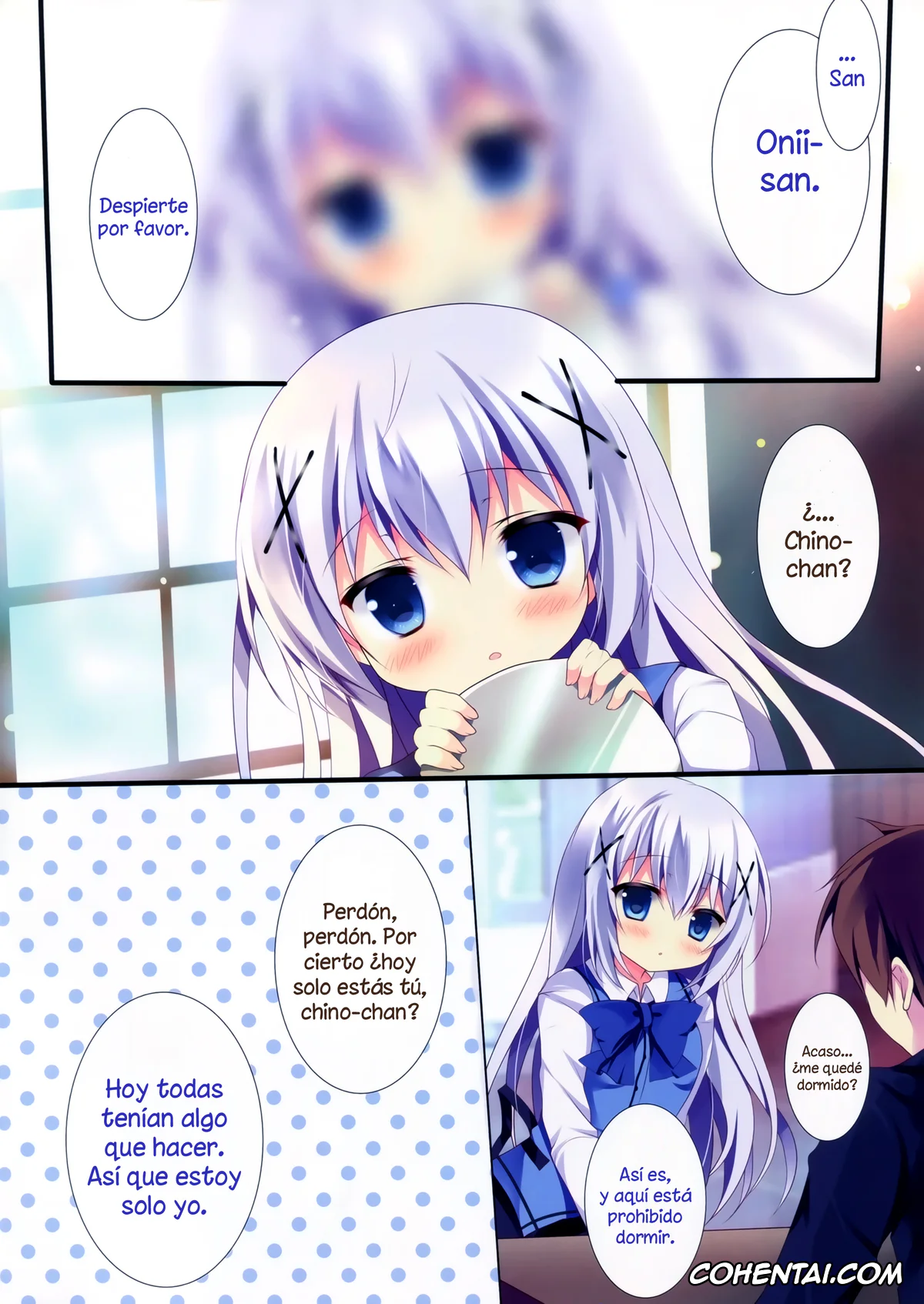 Gochuumon Wa Usagi Desu Ka | Is The Order A Rabbit hentai, Chino Kafuu hentai, Chino-chan ni Oniisan te Iwaretai! (Gochuumon wa Usagi desu ka?), pagina 3