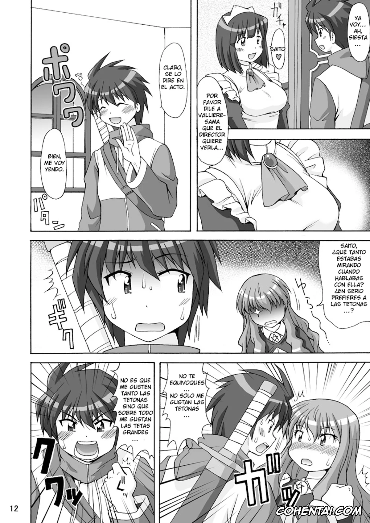 Zero No Tsukaima | The Familiar Of Zero porno, Louise Francoise Le Blanc de La Valliere porno, Saito Hiraga porno, Tsundere!? (Zero no Tsukaima), pagina 11