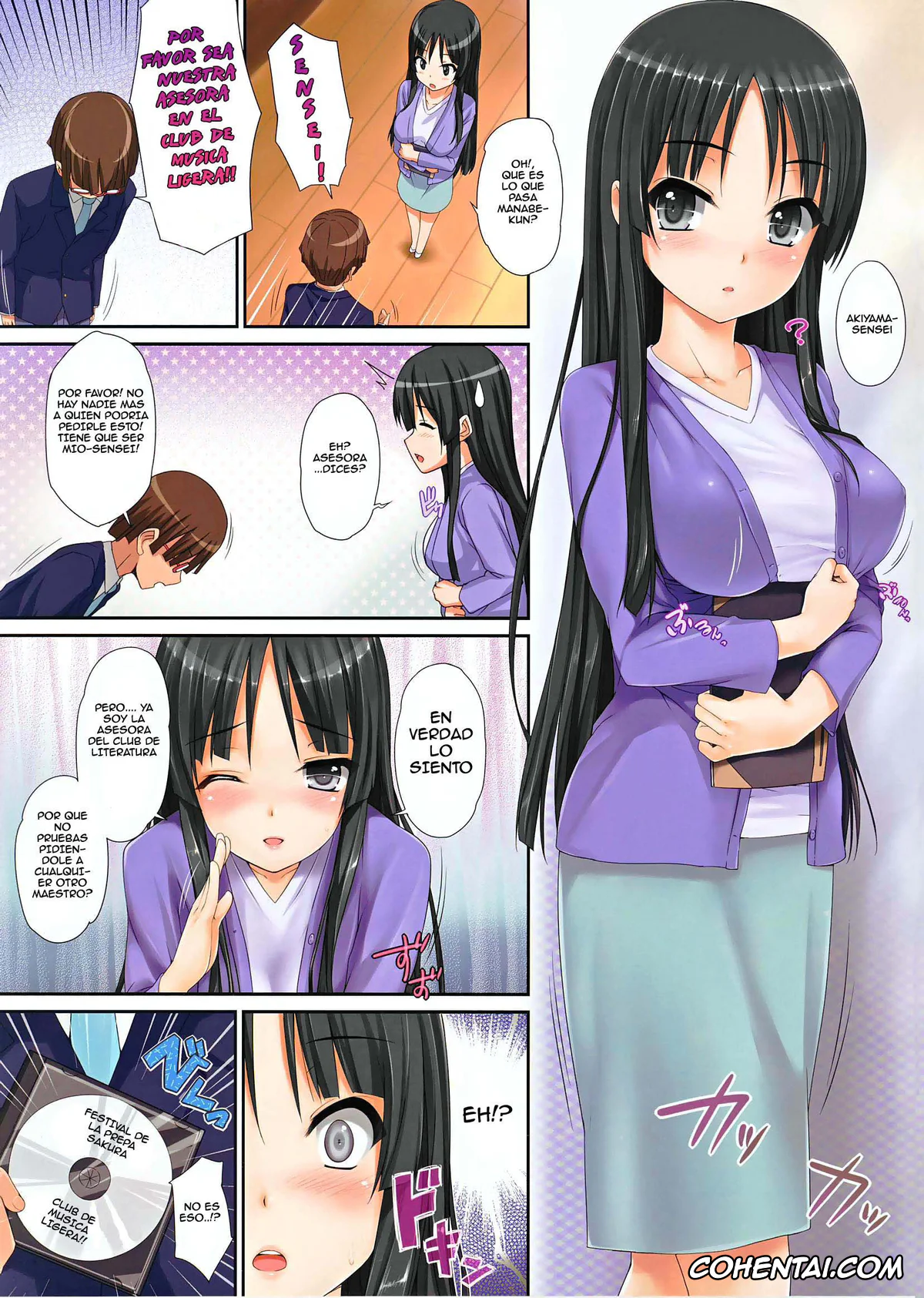 K-ON! porno, Mio Akiyama porno, Mio Onduty (K-ON!), pagina 2