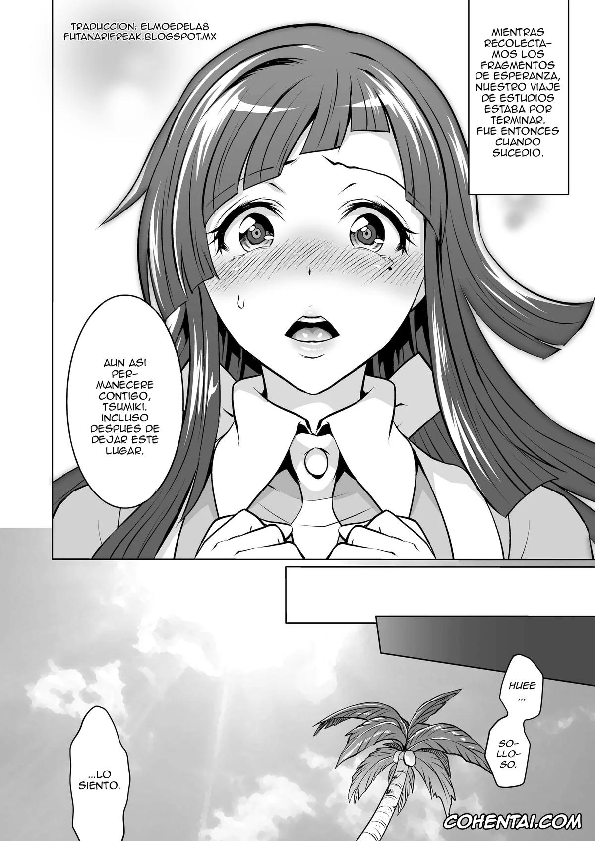 Danganronpa hentai, Hajime Hinata hentai, Mikan Tsumiki hentai, Futanari Tsumiki to Ketsu Kon Shiyou (Super Danganronpa 2), pagina 3
