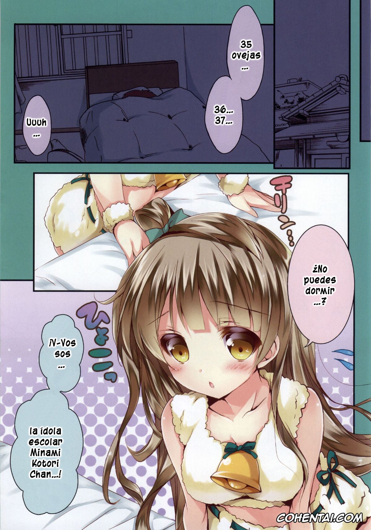 Love Live! porno, Kotori Minami porno, Kotori to Oyasumi (Love Live!), pagina 2