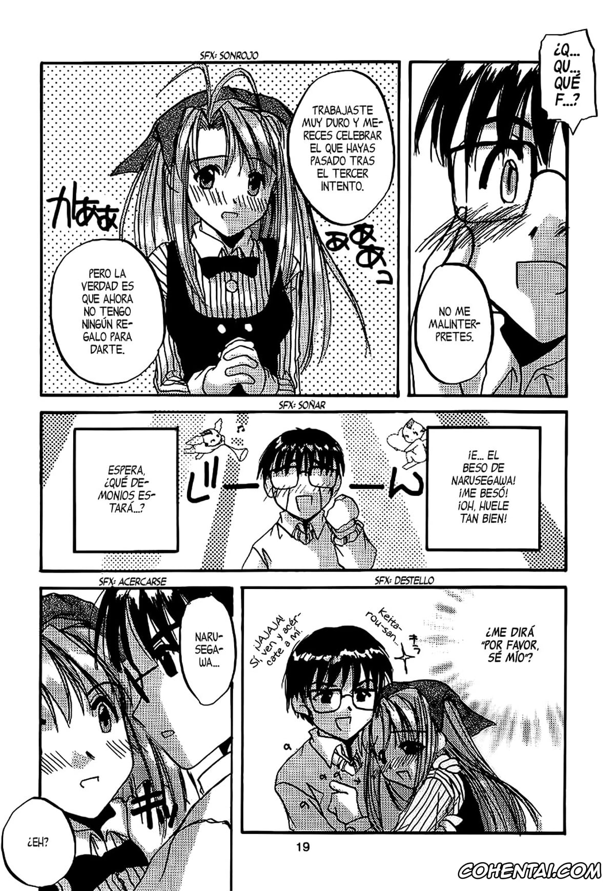 Love Hina porno, Keitaro Urashima porno, Motoko Aoyama porno, Naru Narusegawa porno, Seifuku Rakuen 1 – Costume Paradise; Trial 01 (Love Hina), pagina 20