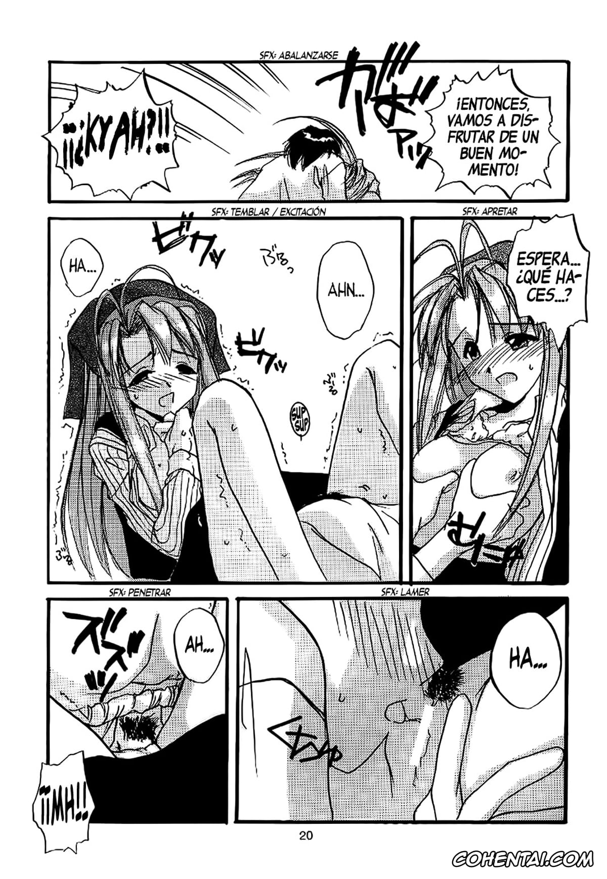 Love Hina hentai, Keitaro Urashima hentai, Motoko Aoyama hentai, Naru Narusegawa hentai, Seifuku Rakuen 1 – Costume Paradise; Trial 01 (Love Hina), pagina 21