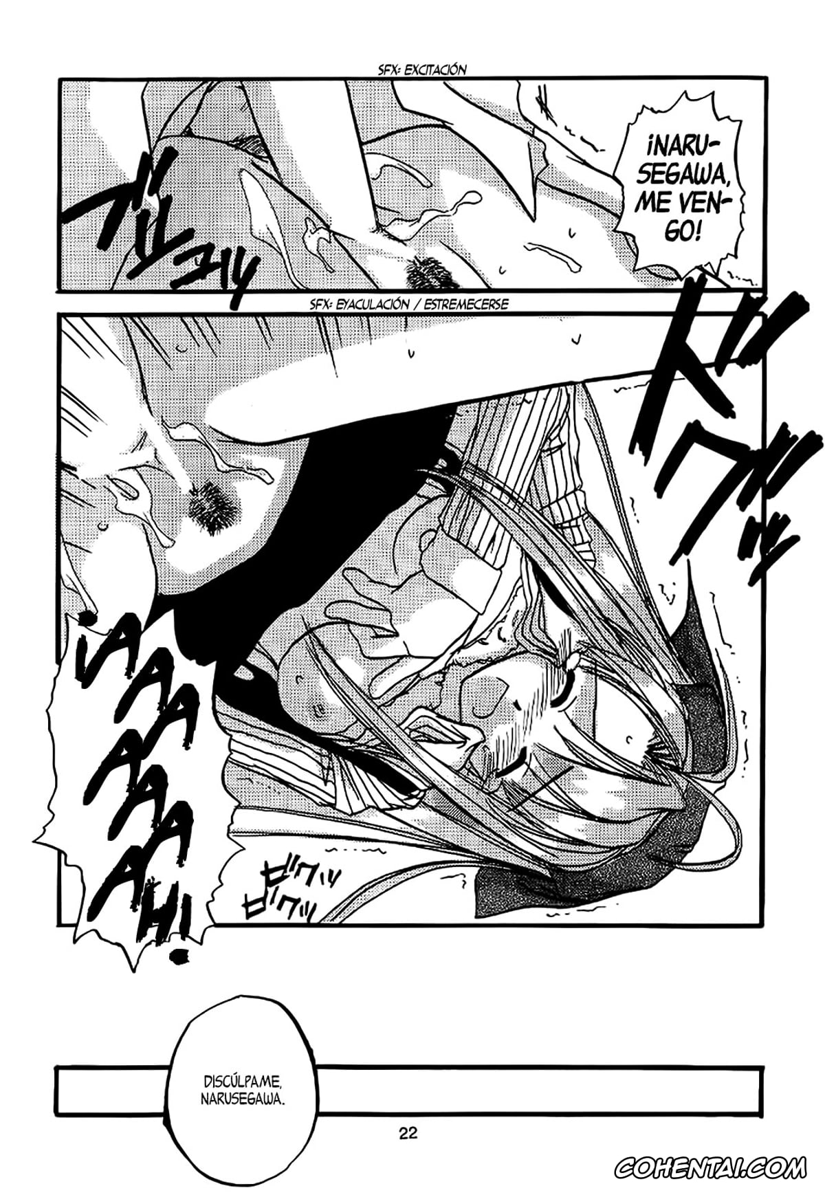 Love Hina porno, Keitaro Urashima porno, Motoko Aoyama porno, Naru Narusegawa porno, Seifuku Rakuen 1 – Costume Paradise; Trial 01 (Love Hina), pagina 23