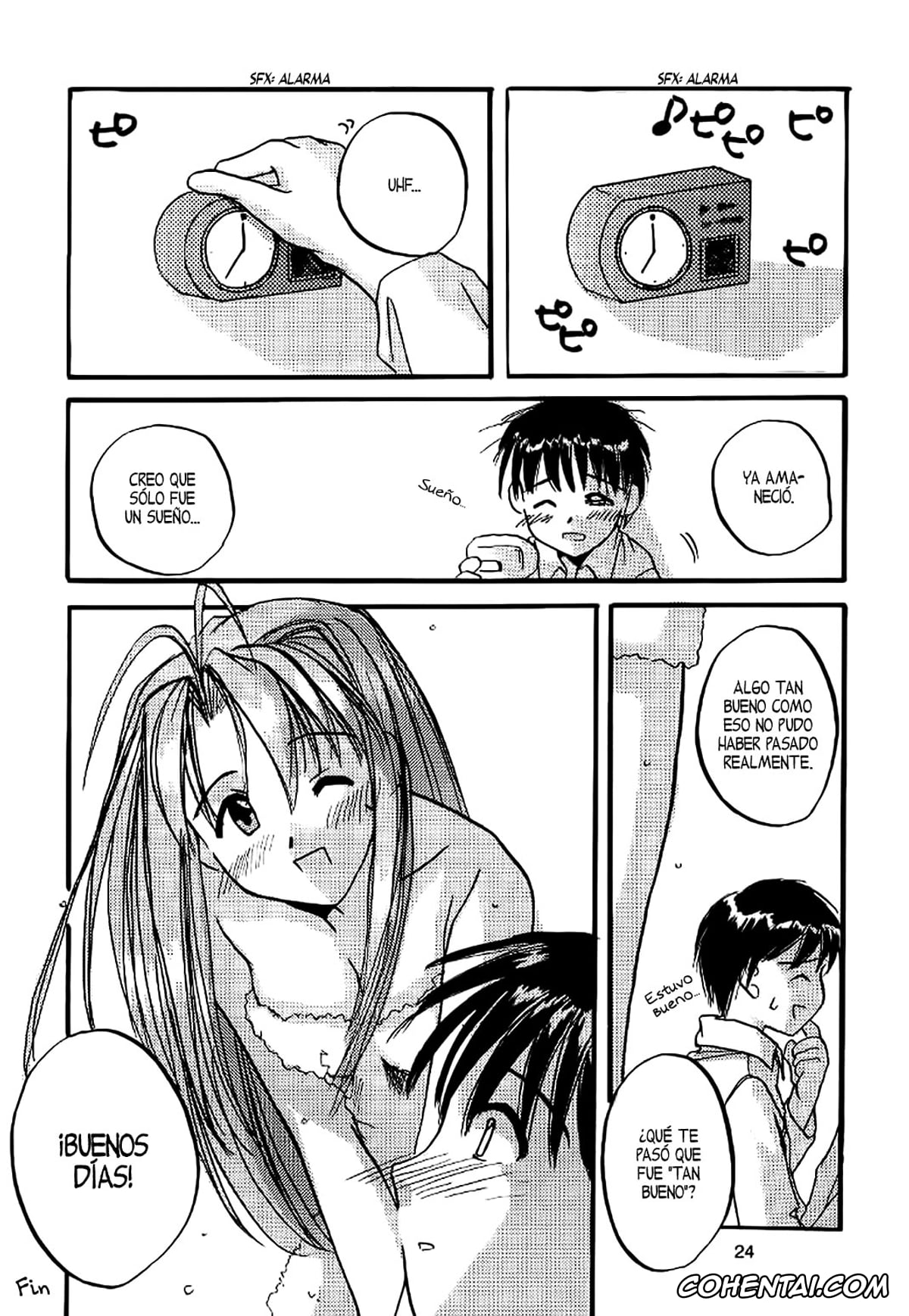 Love Hina xxx, Keitaro Urashima xxx, Motoko Aoyama xxx, Naru Narusegawa xxx, Seifuku Rakuen 1 – Costume Paradise; Trial 01 (Love Hina), pagina 25