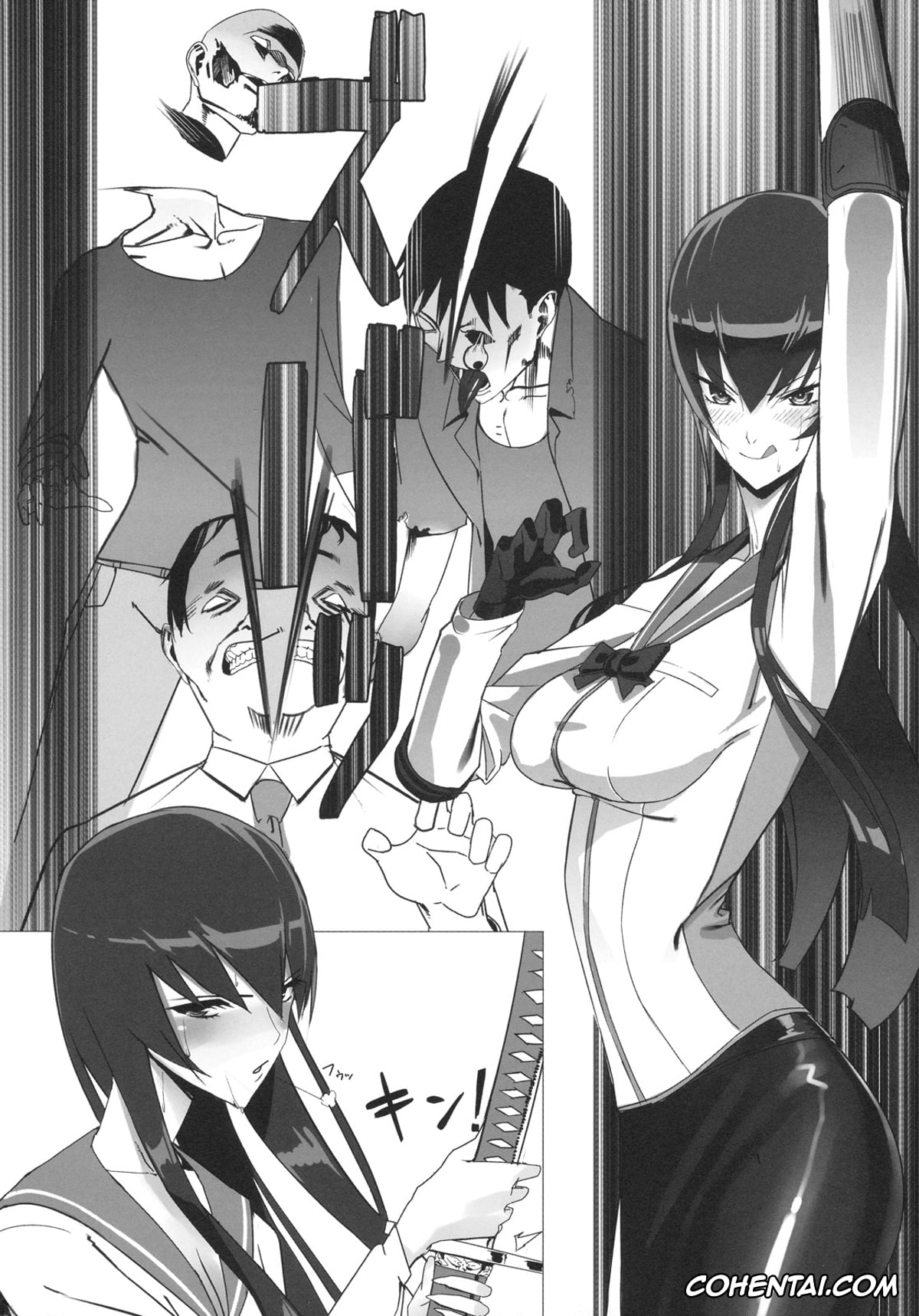 Highschool Of The Dead hentai, Saeko Busujima hentai, Takashi Komuro hentai, Busujima Trans (HIGHSCHOOL OF THE DEAD), pagina 3