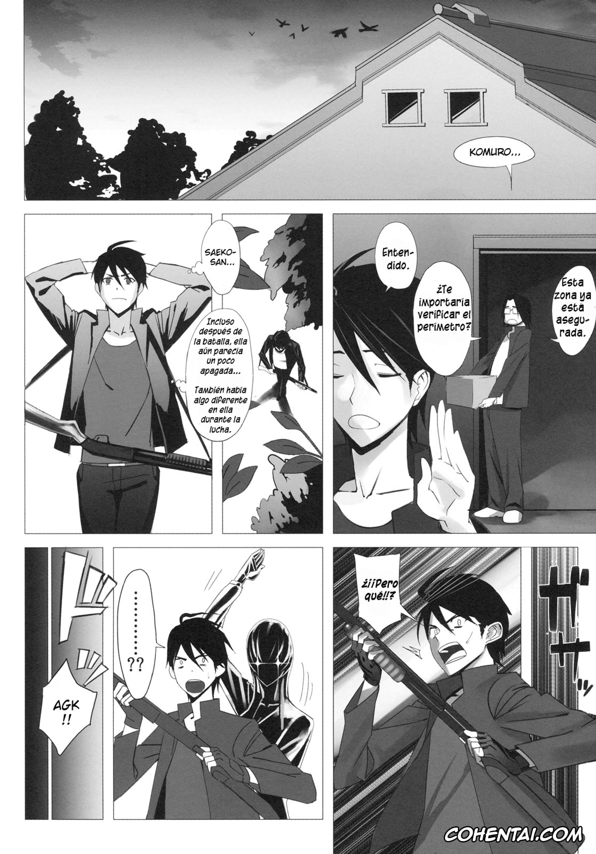 Highschool Of The Dead porno, Saeko Busujima porno, Takashi Komuro porno, Busujima Trans (HIGHSCHOOL OF THE DEAD), pagina 5