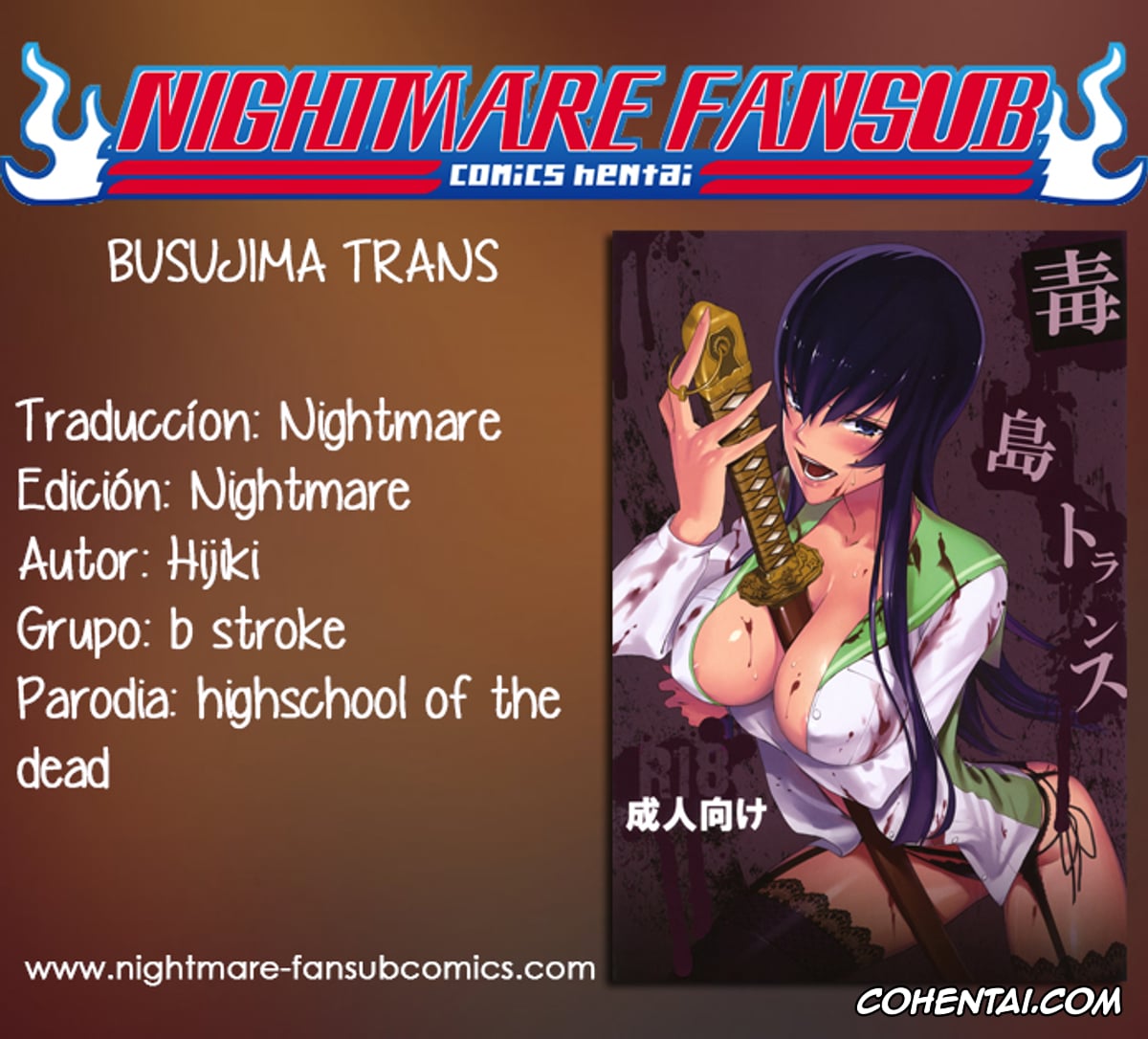 Highschool Of The Dead xxx, Saeko Busujima xxx, Takashi Komuro xxx, Busujima Trans (HIGHSCHOOL OF THE DEAD), pagina 28