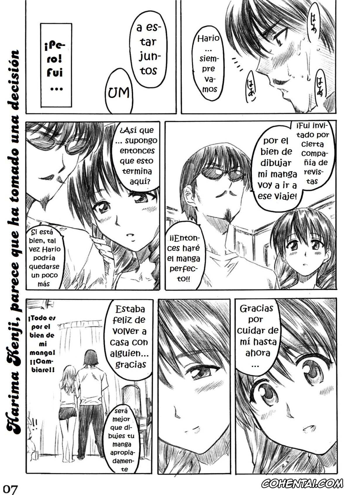School Rumble hentai, Eri Sawachika hentai, Kenji Harima hentai, School Rumble Harima no Manga Michi (School Rumble), pagina 6