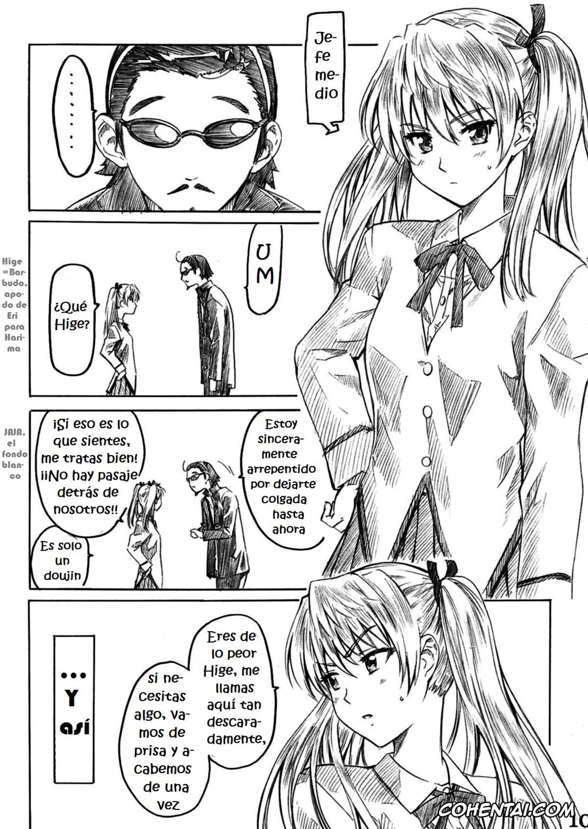 School Rumble hentai, Eri Sawachika hentai, Kenji Harima hentai, School Rumble Harima no Manga Michi (School Rumble), pagina 9