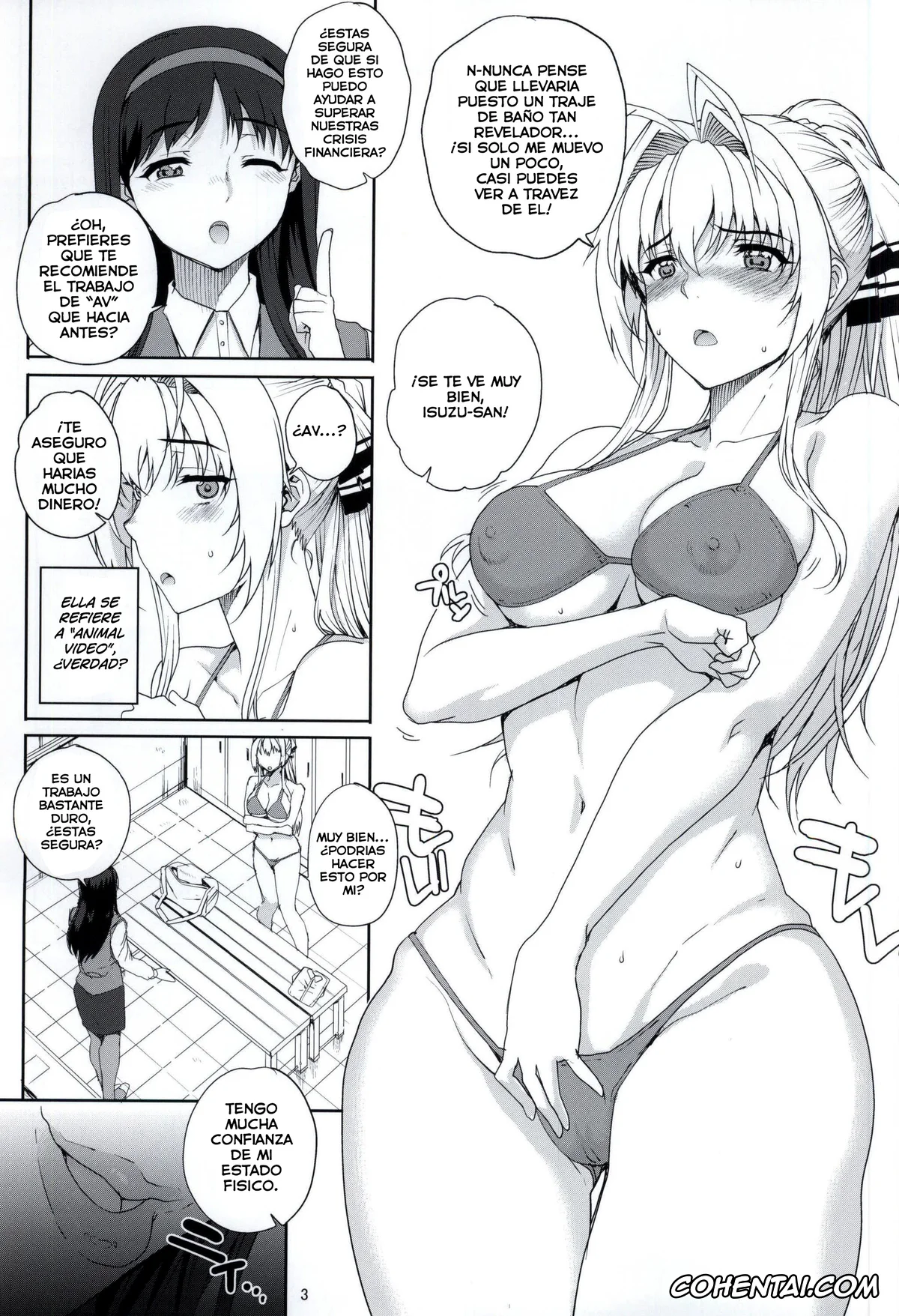 Amagi Brilliant Park porno, Isuzu Sento porno, Kayumidome 13 Houme (Amagi Brilliant Park), pagina 2
