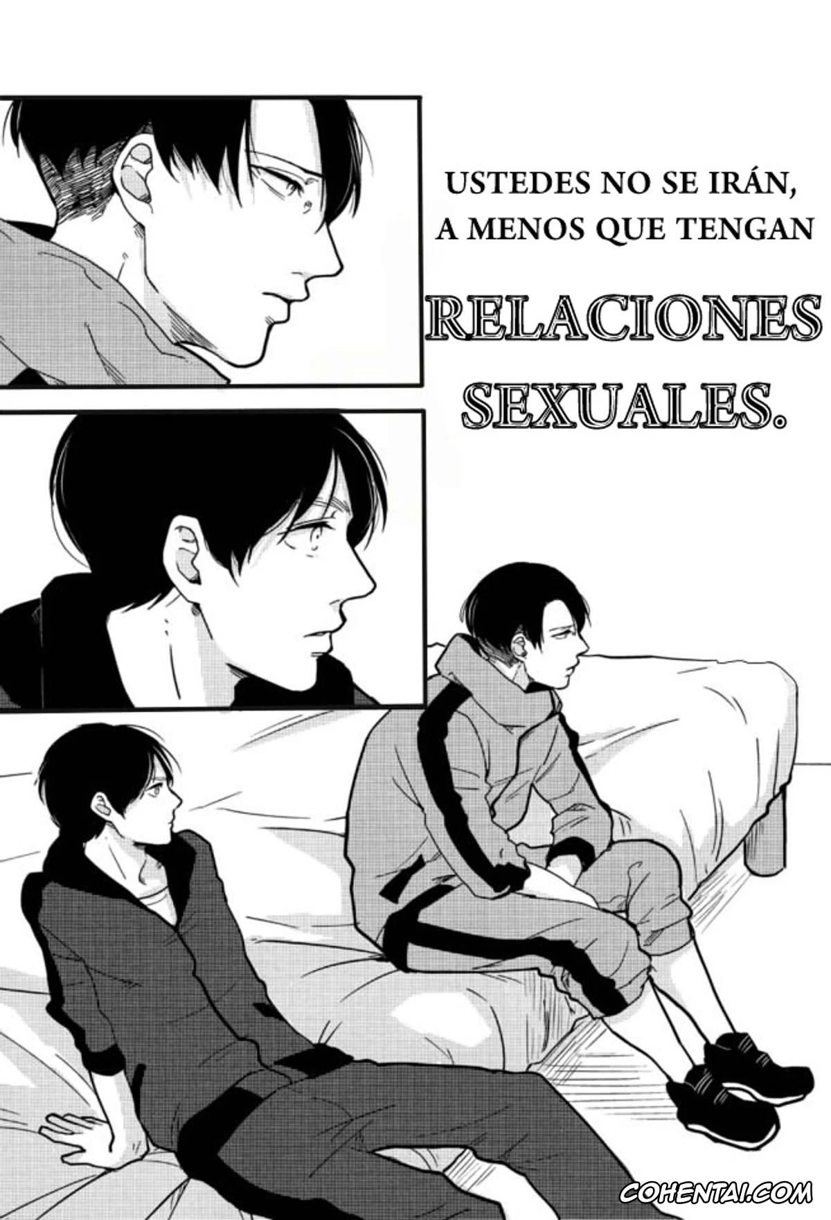 Shingeki No Kyojin | Attack On Titan porno, Eren Jaeger porno, Levi Ackerman porno, Sex Shinai to Deraremasen (Shingeki no Kyojin), pagina 5