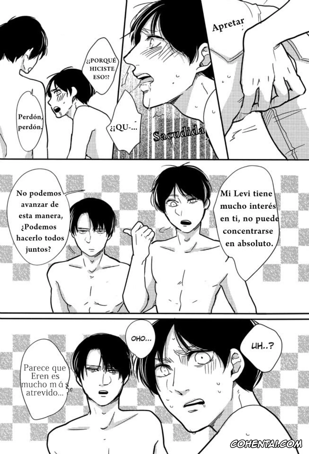Shingeki No Kyojin | Attack On Titan porno, Eren Jaeger porno, Levi Ackerman porno, Sex Shinai to Deraremasen (Shingeki no Kyojin), pagina 14