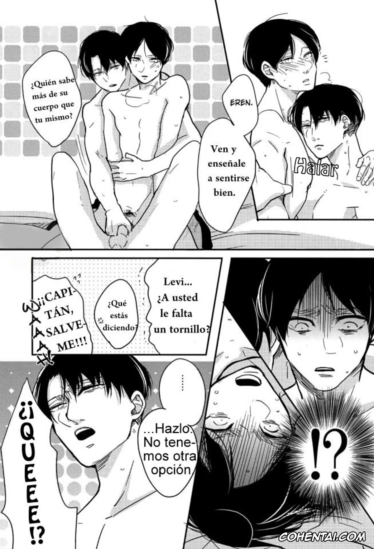 Shingeki No Kyojin | Attack On Titan porno, Eren Jaeger porno, Levi Ackerman porno, Sex Shinai to Deraremasen (Shingeki no Kyojin), pagina 17
