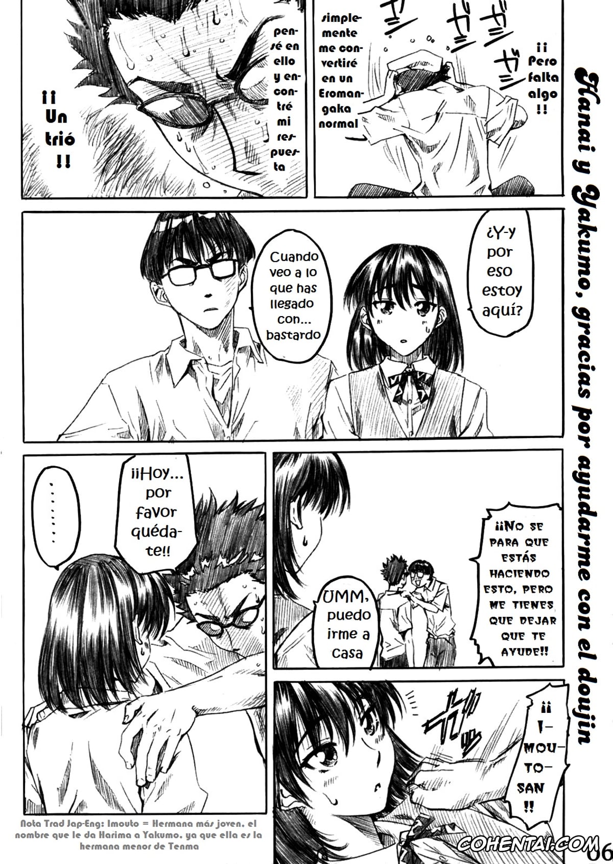 School Rumble porno, Kenji Harima porno, Yakumo Tsukamoto porno, School Rumble Harima no Manga Michi Vol. 2 (School Rumble), pagina 5
