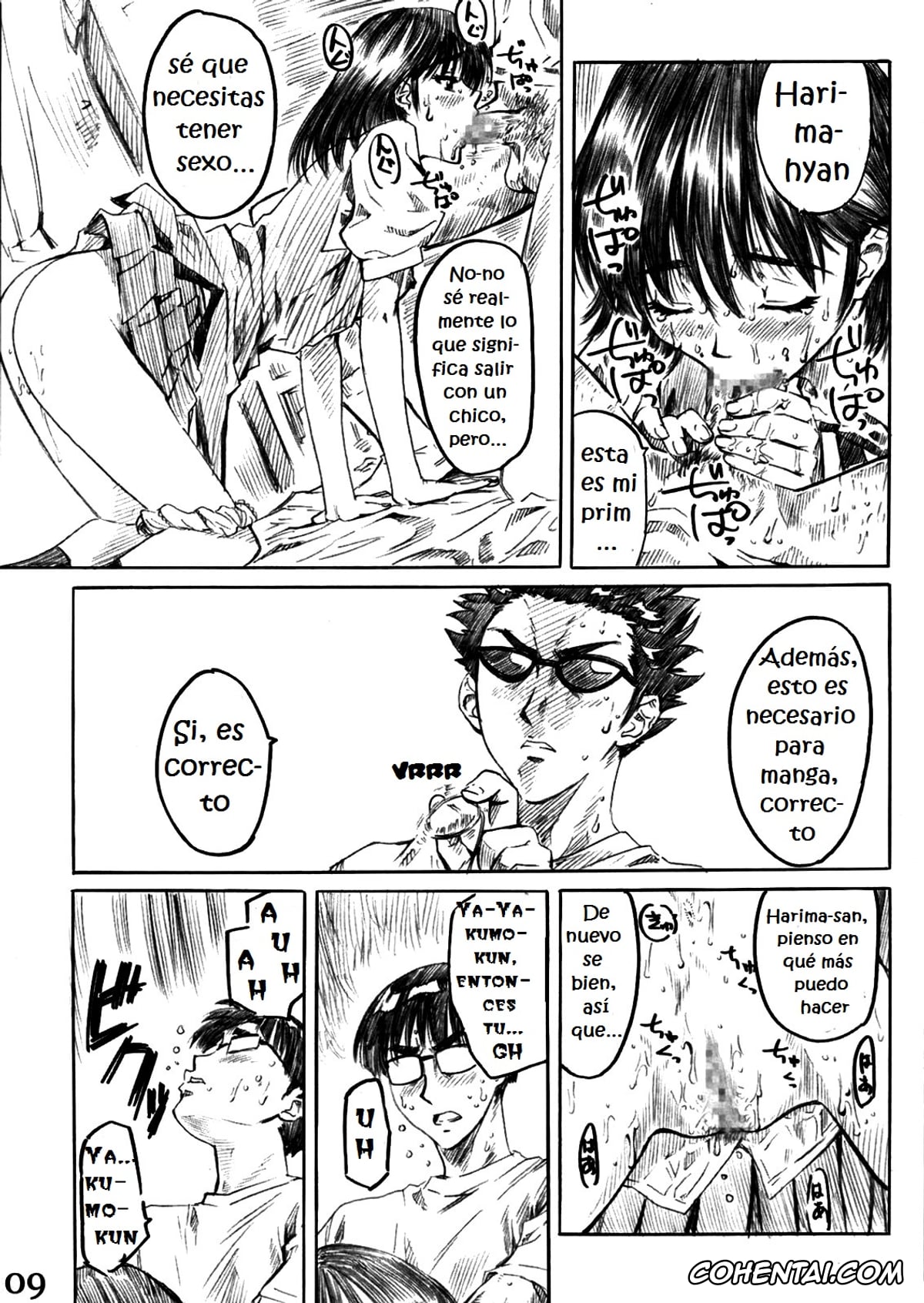 School Rumble porno, Kenji Harima porno, Yakumo Tsukamoto porno, School Rumble Harima no Manga Michi Vol. 2 (School Rumble), pagina 8
