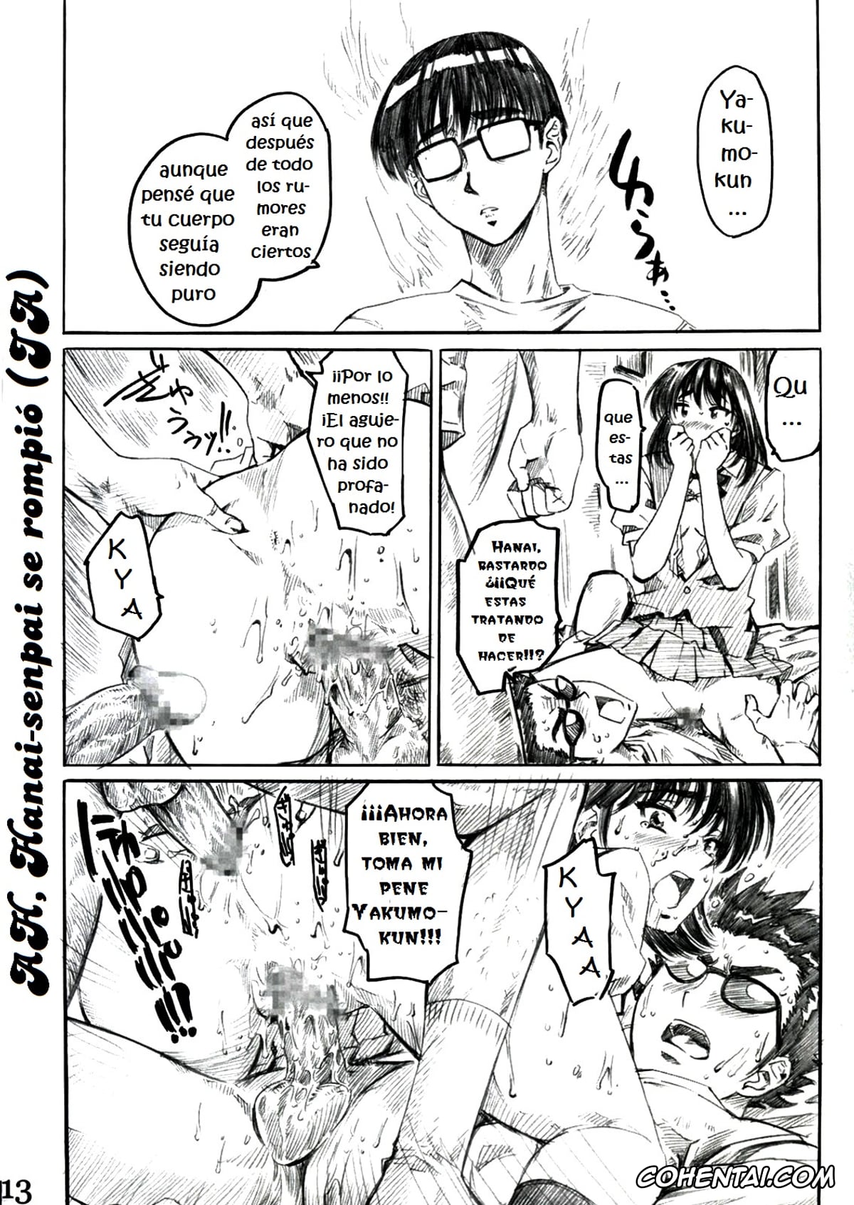School Rumble hentai, Kenji Harima hentai, Yakumo Tsukamoto hentai, School Rumble Harima no Manga Michi Vol. 2 (School Rumble), pagina 12