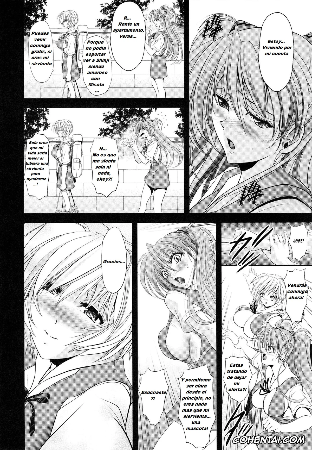 Neon Genesis Evangelion hentai, Asuka Langley Soryu hentai, Rei Ayanami hentai, Okaerinasai (Neon Genesis Evangelion), pagina 9