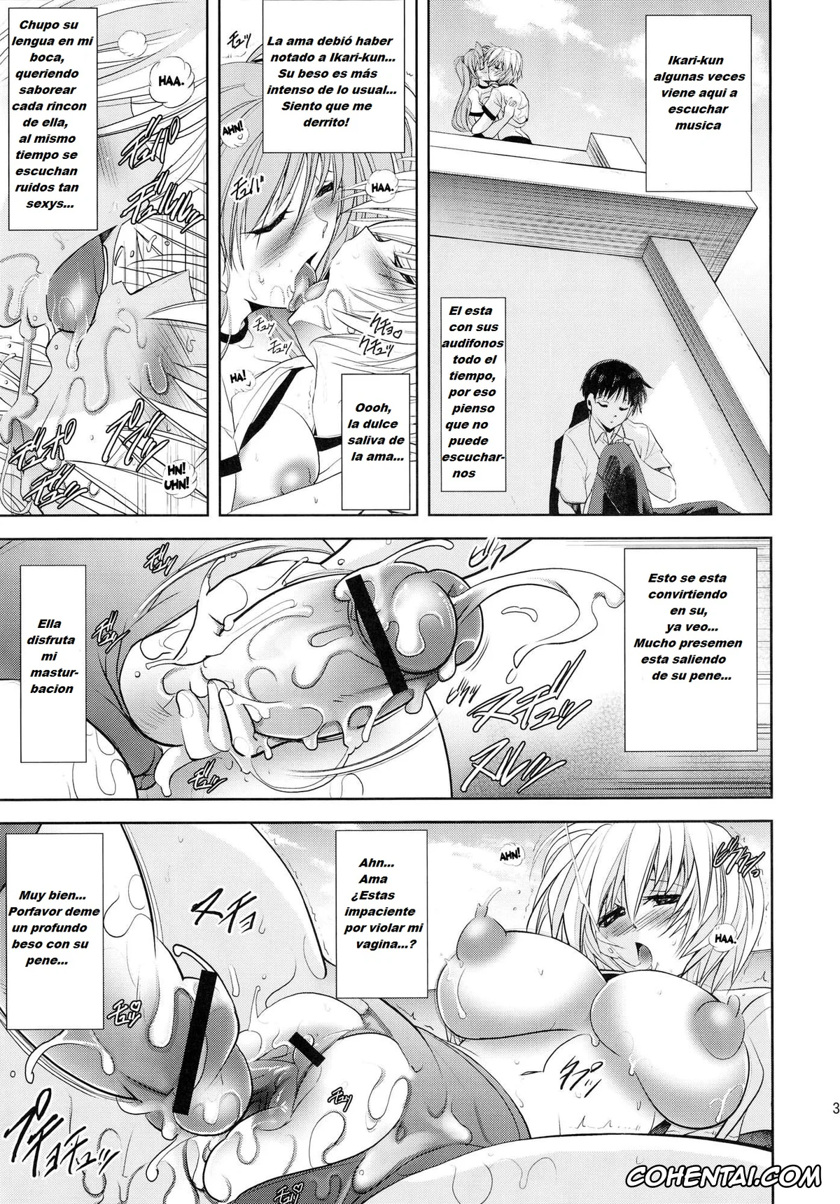 Neon Genesis Evangelion hentai, Asuka Langley Soryu hentai, Rei Ayanami hentai, Okaerinasai (Neon Genesis Evangelion), pagina 30