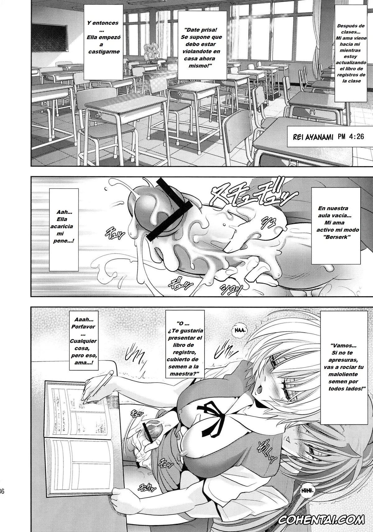 Neon Genesis Evangelion porno, Asuka Langley Soryu porno, Rei Ayanami porno, Okaerinasai (Neon Genesis Evangelion), pagina 35