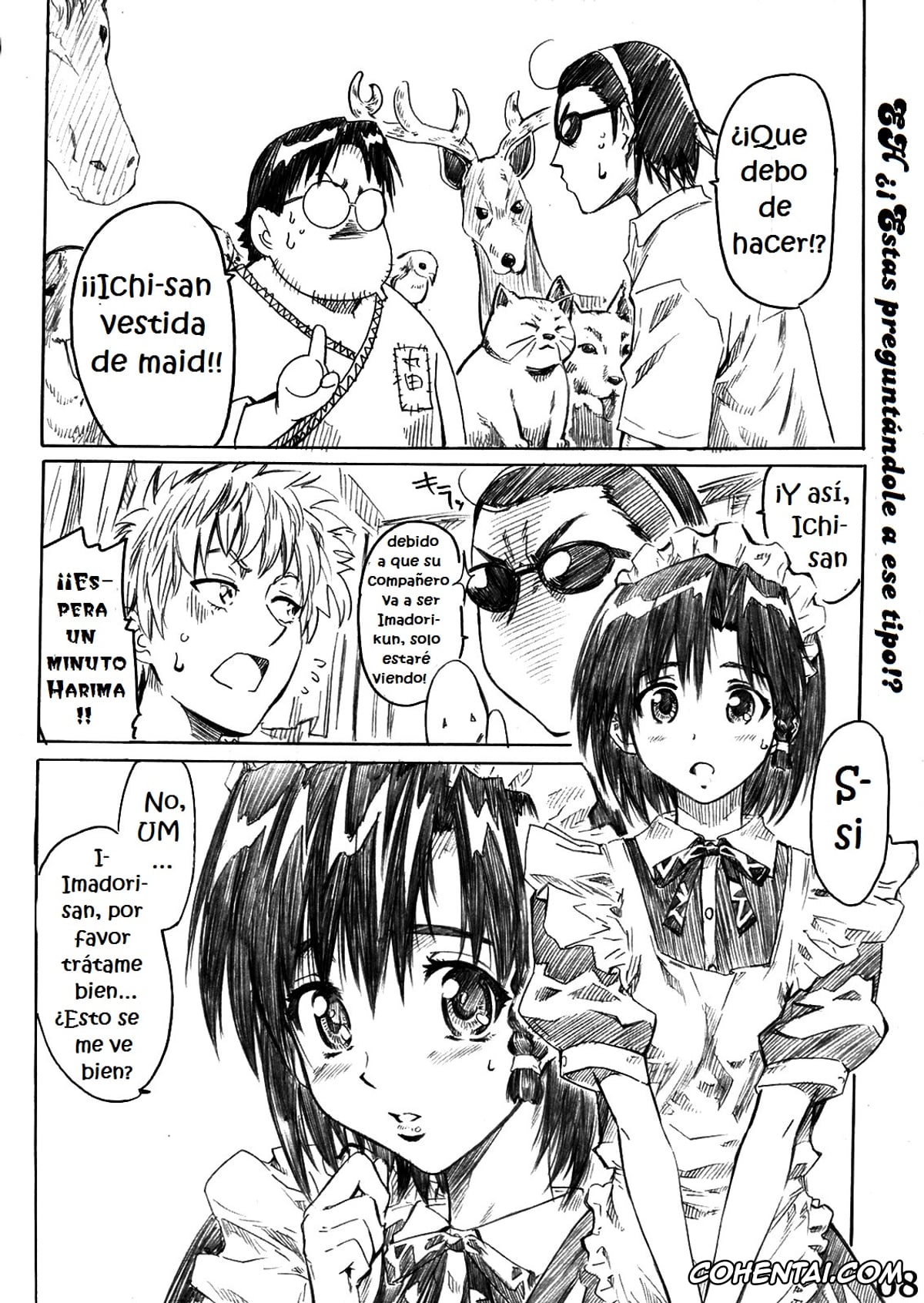 School Rumble xxx, Eri Sawachika xxx, Karen Ichijou xxx, Kenji Harima xxx, School Rumble Harima no Manga Michi Vol. 3 (School Rumble), pagina 7
