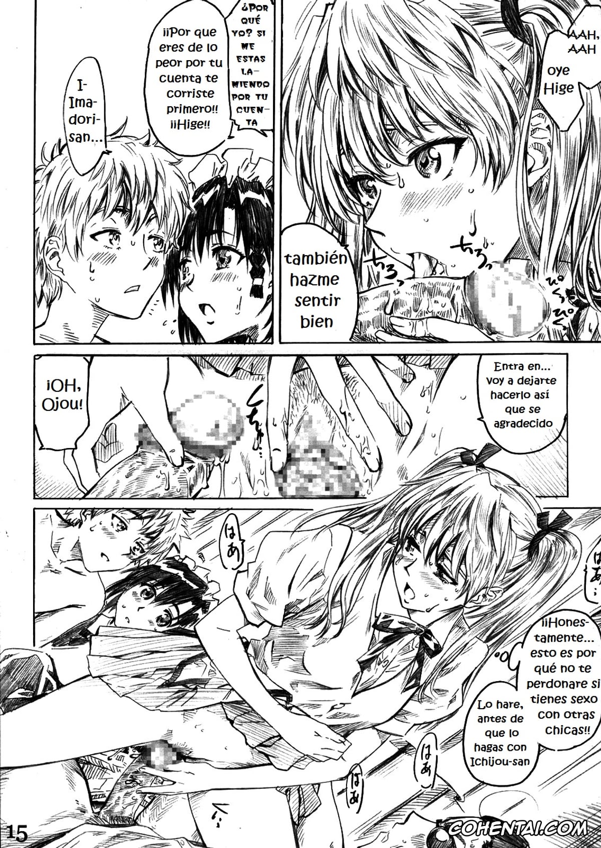 School Rumble porno, Eri Sawachika porno, Karen Ichijou porno, Kenji Harima porno, School Rumble Harima no Manga Michi Vol. 3 (School Rumble), pagina 14